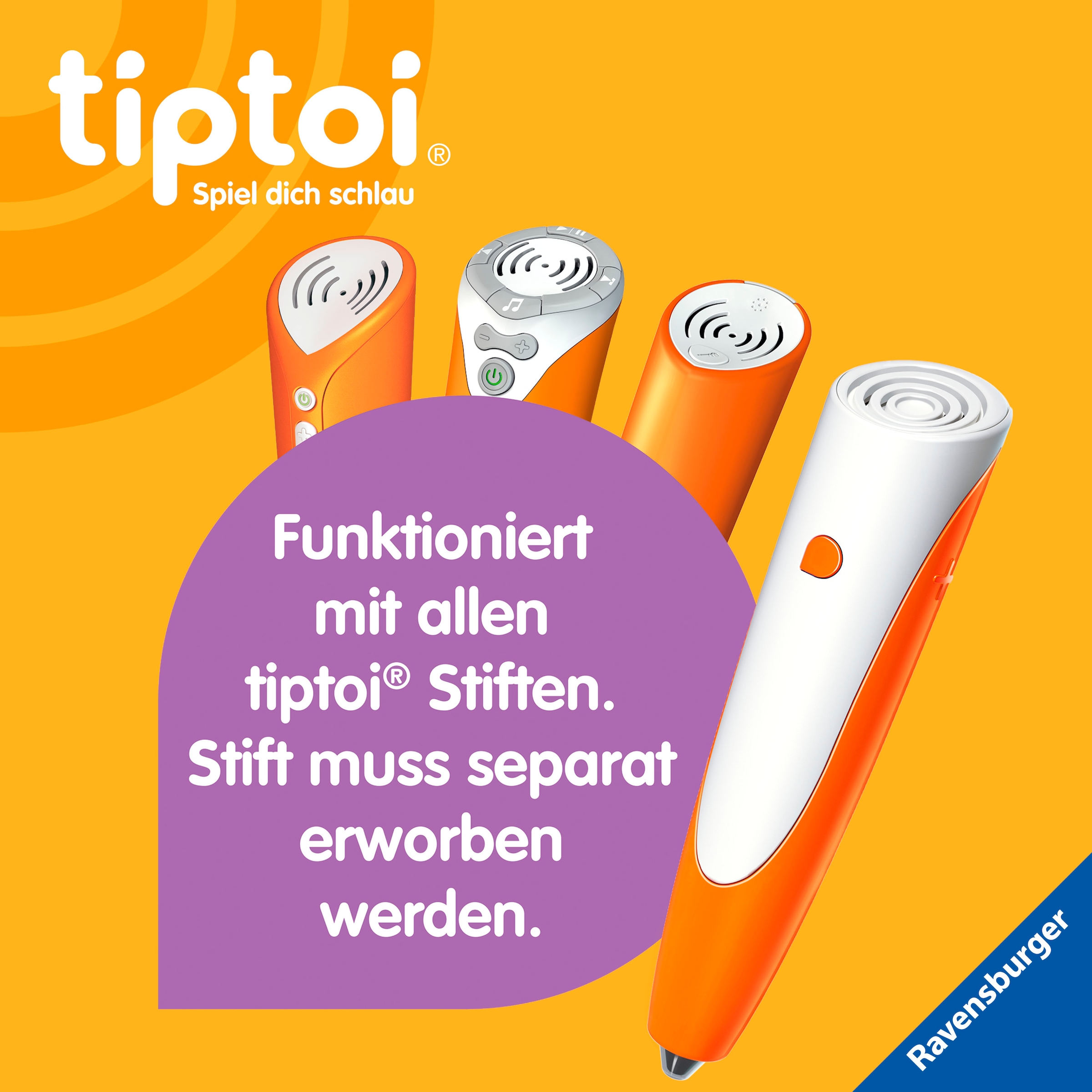 Ravensburger Buch »tiptoi® Abenteuer Großwerden - Piet kommt in den Kindergarten«, Made in Europe