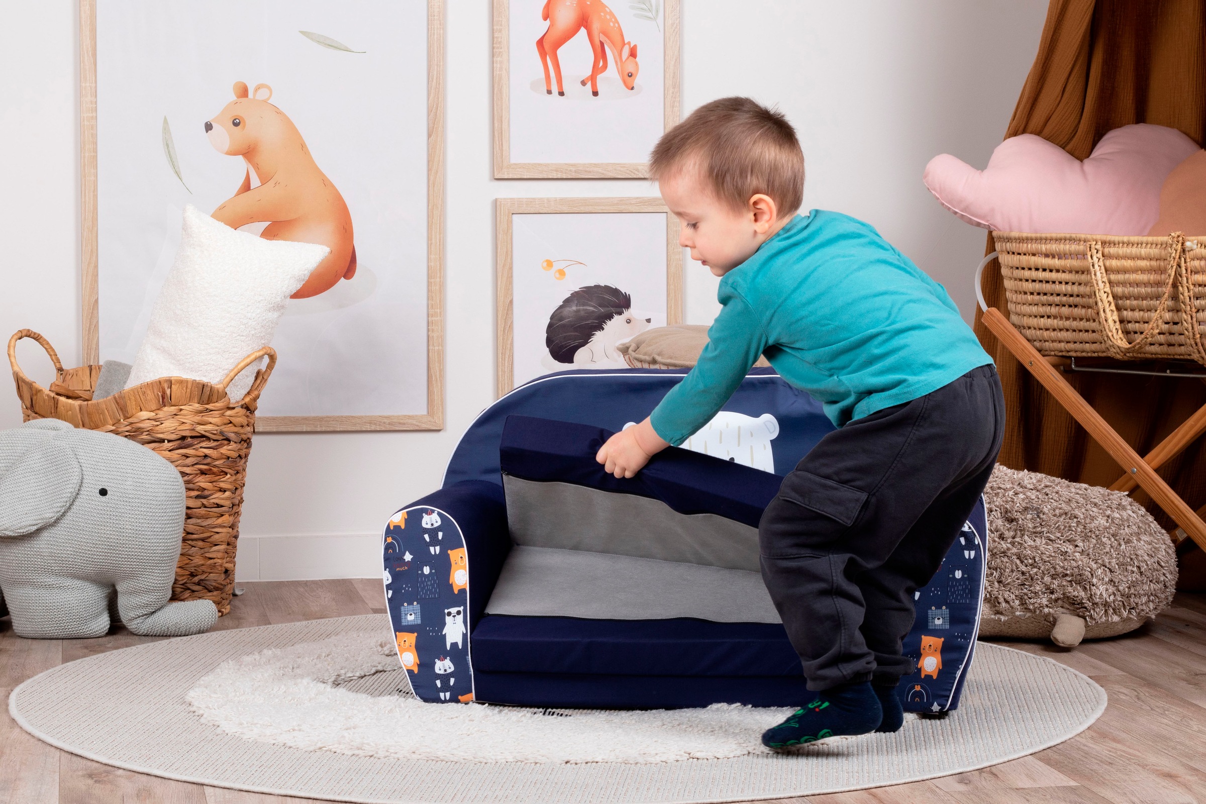 Knorrtoys® Sofa »Pretty bear« für Kinder; Made in Europe