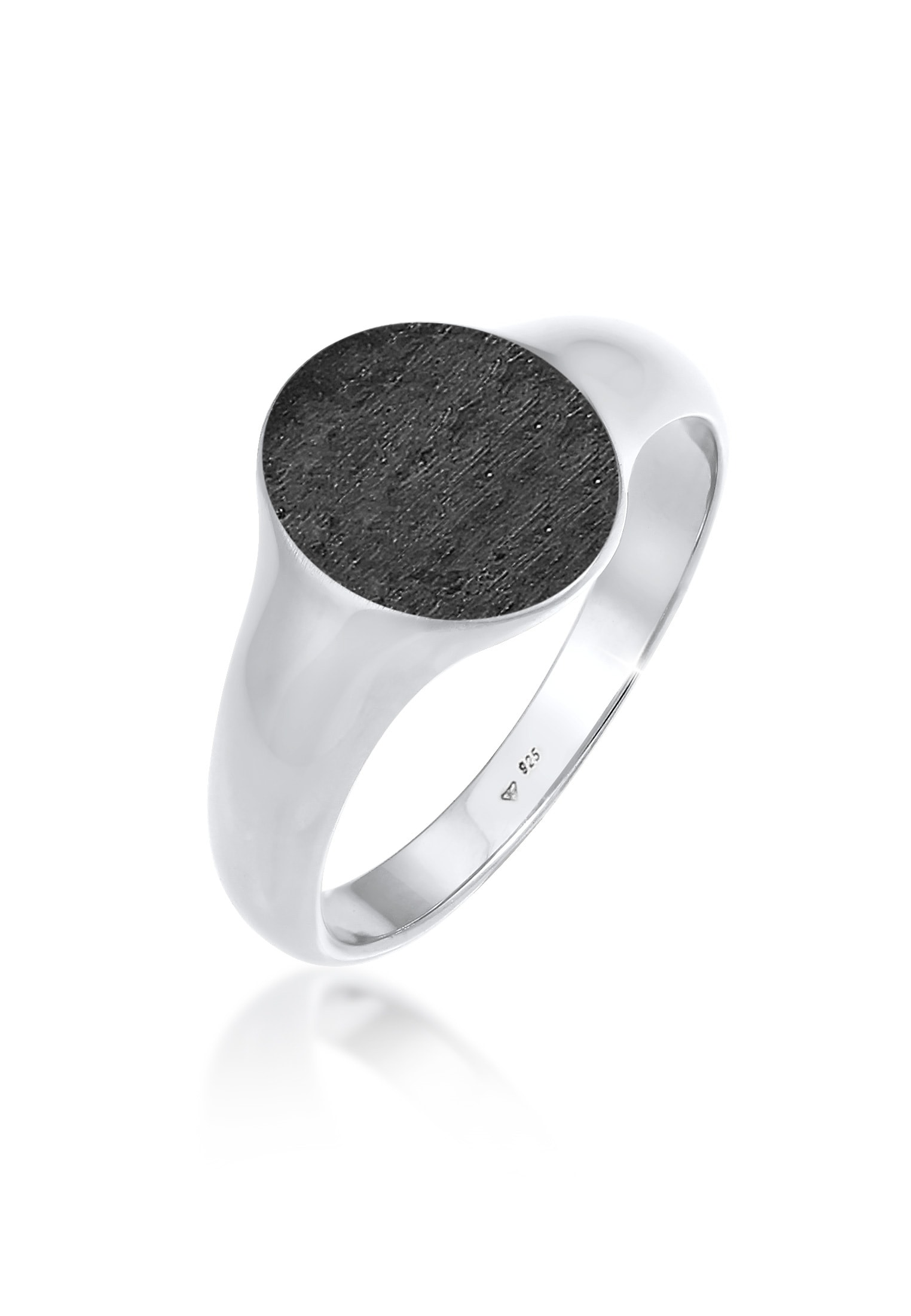 Kuzzoi Siegelring »Ring Herren Siegelring Matt Basic Cool 925er Silber«