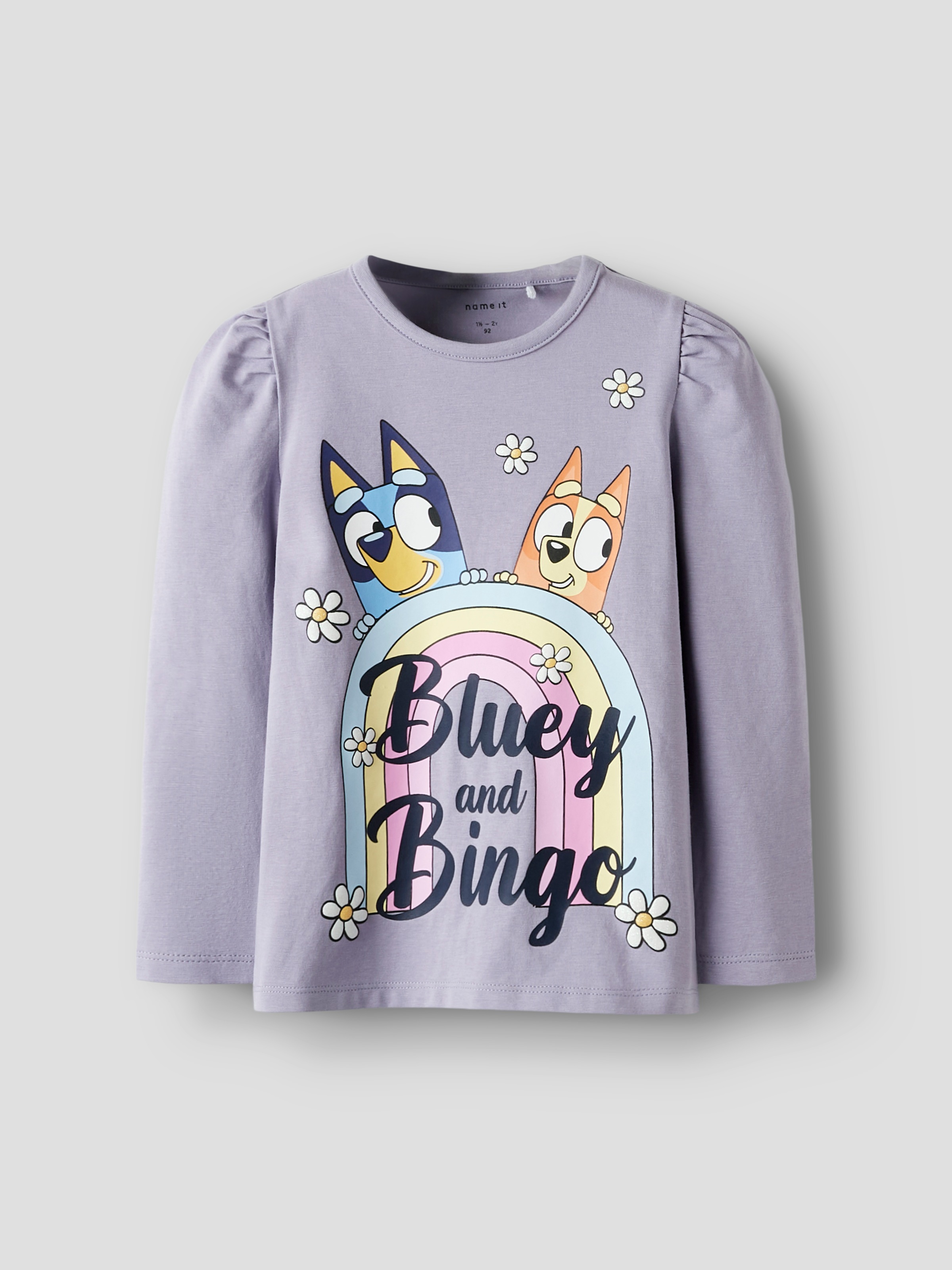 Name It Langarmshirt »NMFJESSIE BLUEY LS TOP BOX NOOS SKY«