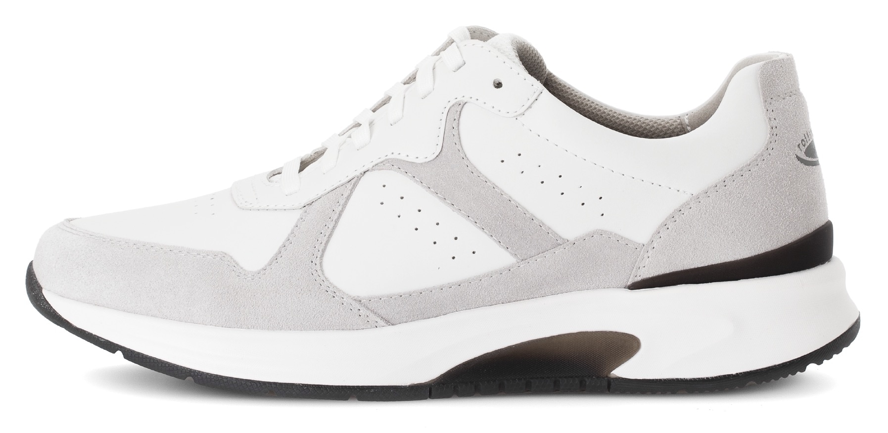 Gabor Rollingsoft Keilsneaker, Freizeitschuh, Halbschuh, Schnürer, gepolsterter Schaftrand, G-Weite