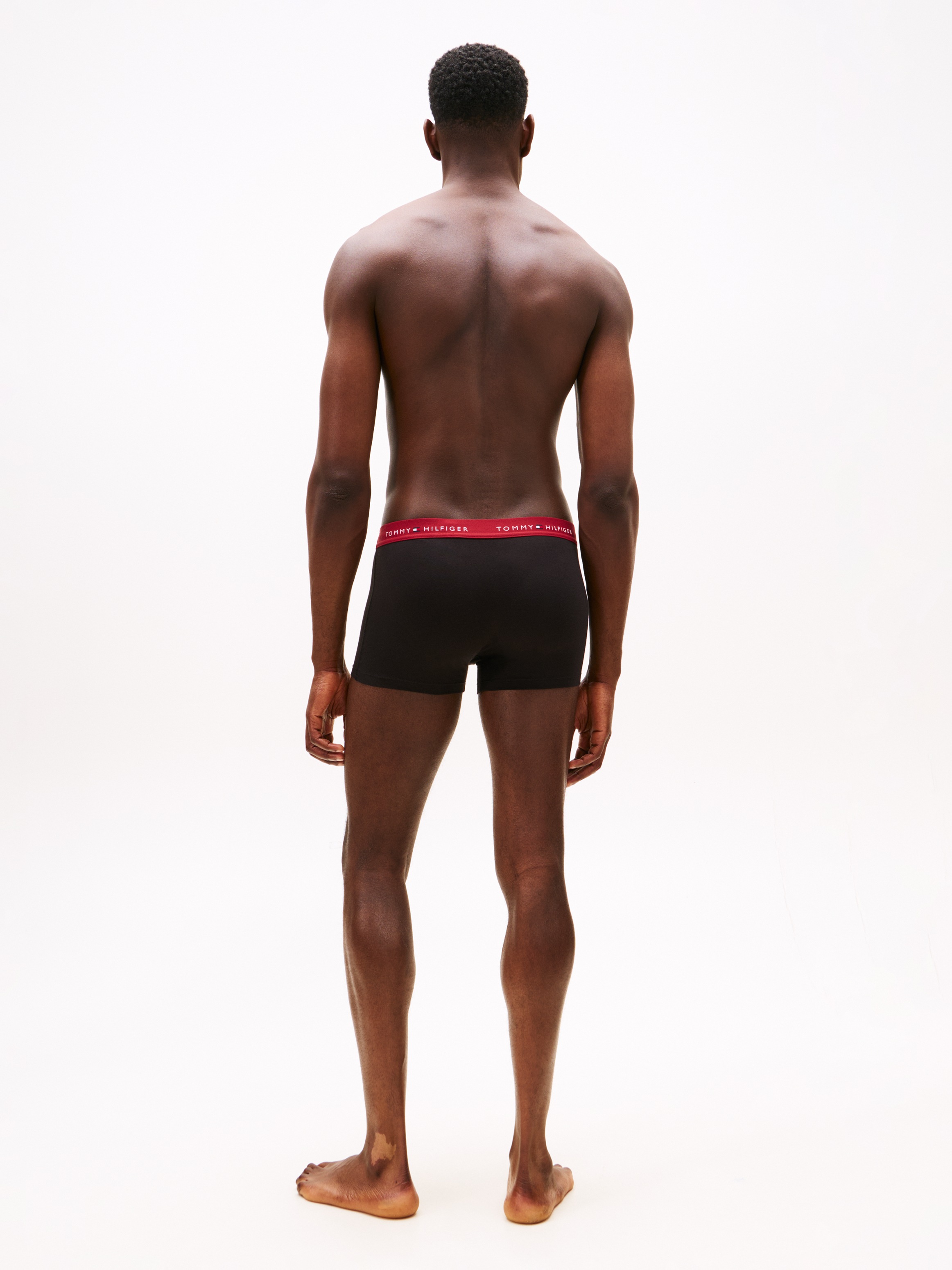 Tommy Hilfiger Underwear Trunk »3P WB TRUNK« Packung, 3er-Pack, 3 Stk. mit Logo-Elastikbund