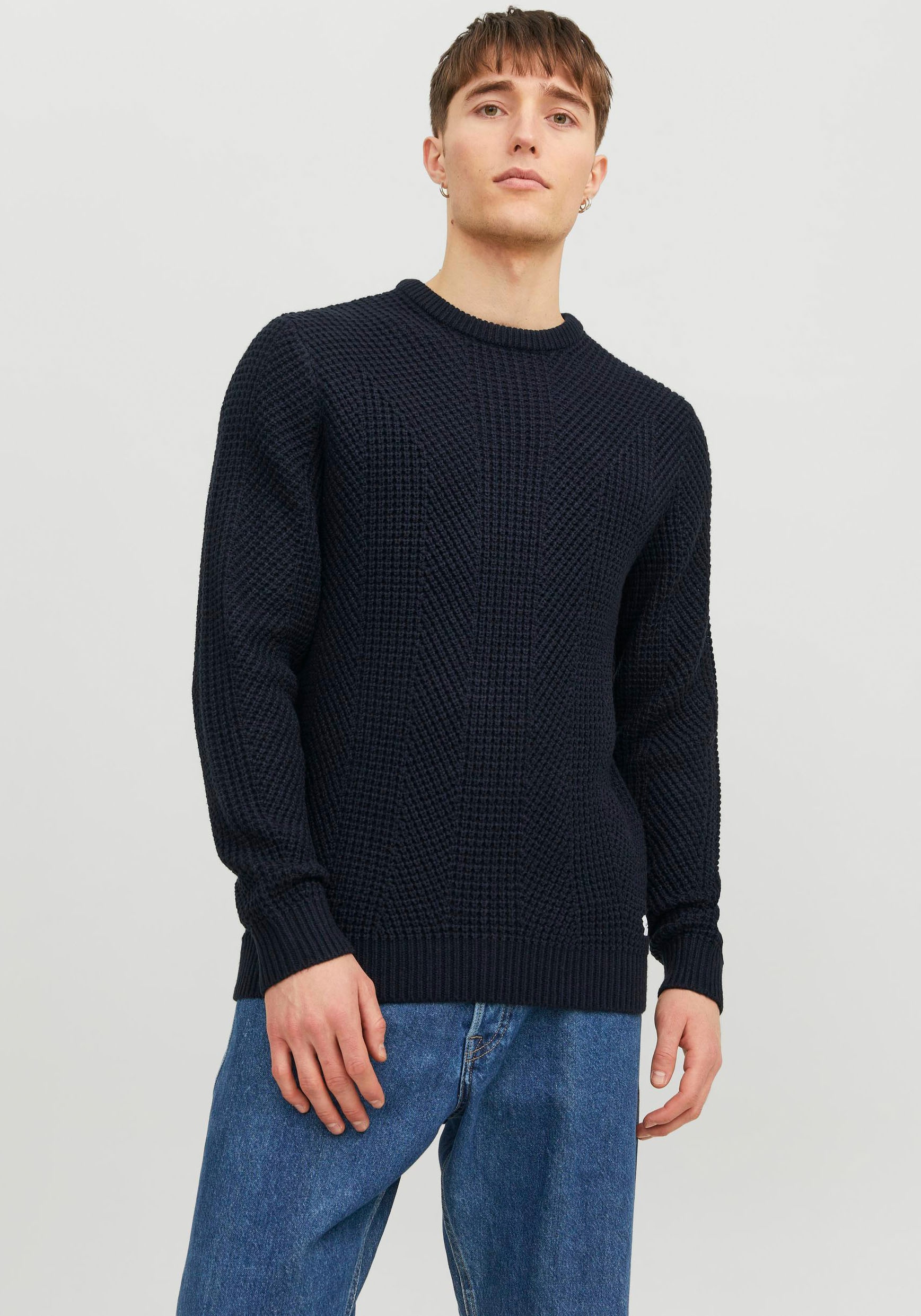 Strickpullover »JJSTANDFORD KNIT CREW NECK«