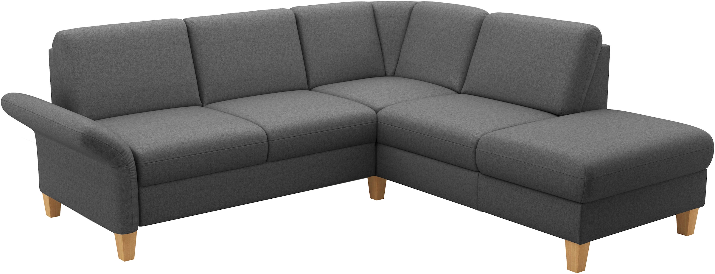 Home affaire Ecksofa »Rochelle, L-Form«, wahlweise mit Armteilverstellung, Bettfunktion und Bettkasten