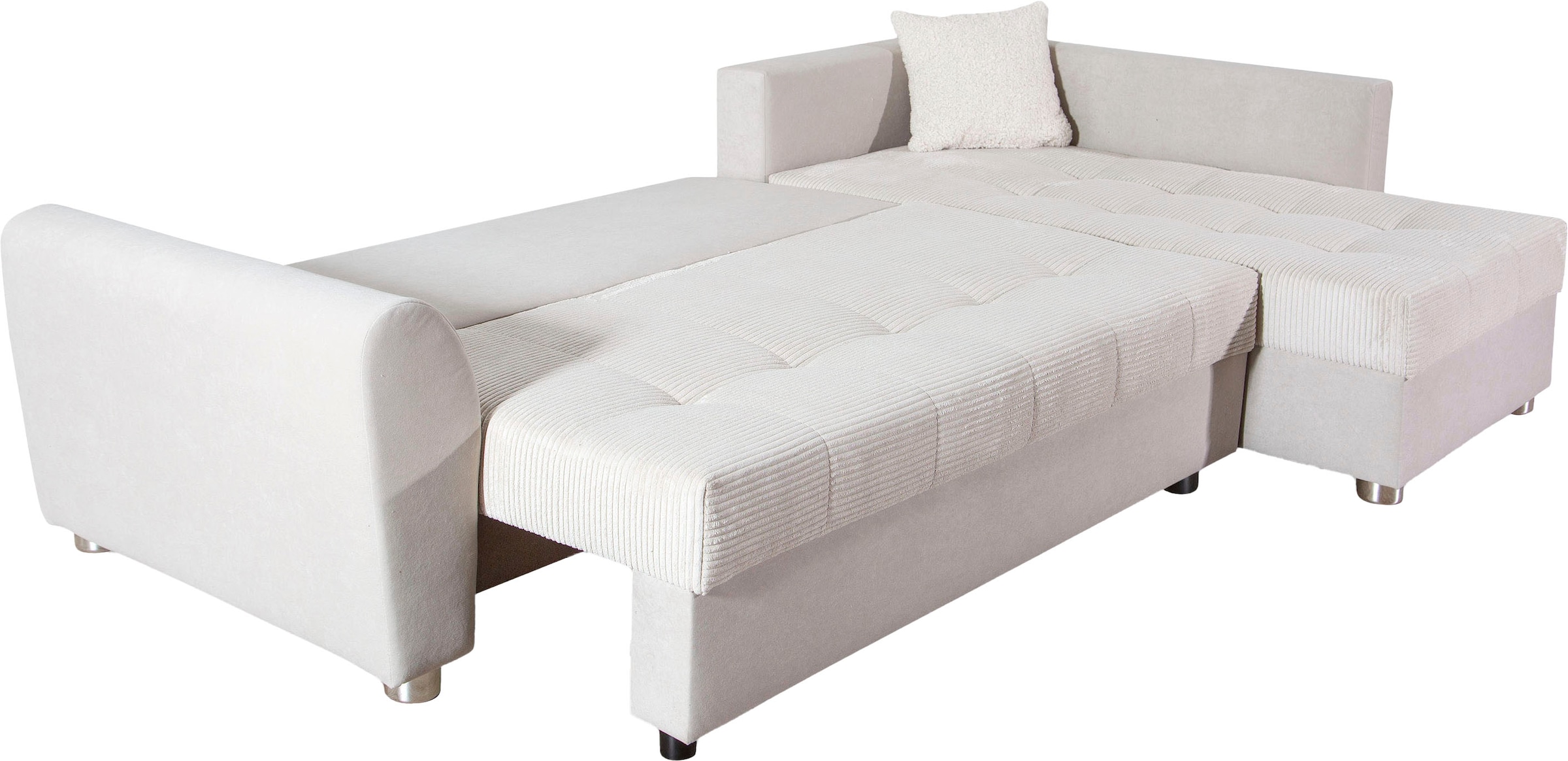 COLLECTION AB Ecksofa »JANA XL-Sofa L-Form«, inkl. Bettfunktion, Bettkasten und Bonnelfederkern