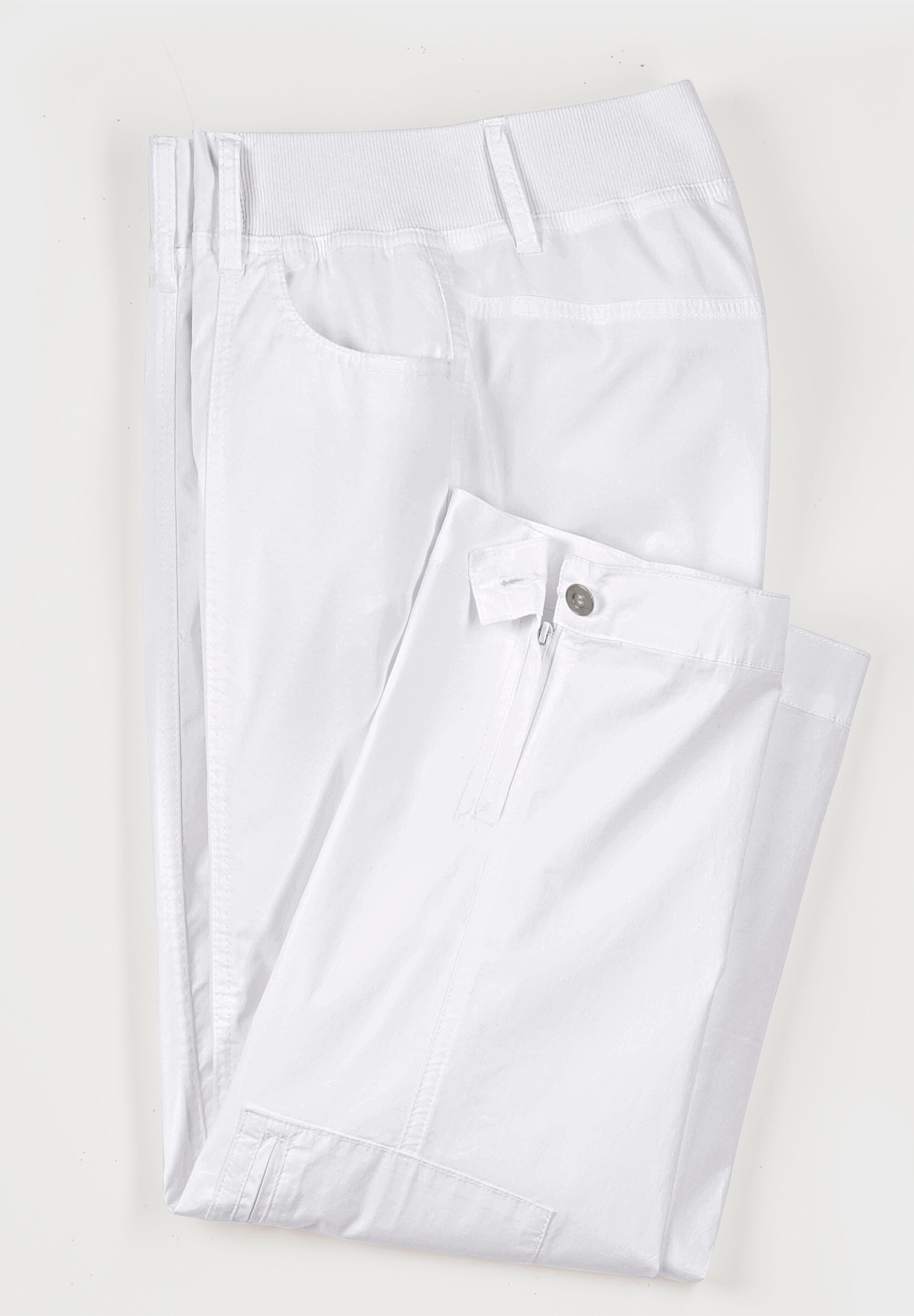Witt Cargohose »Hose wadenlang Stretch-Hose mit Zipper am Beinabschluss«