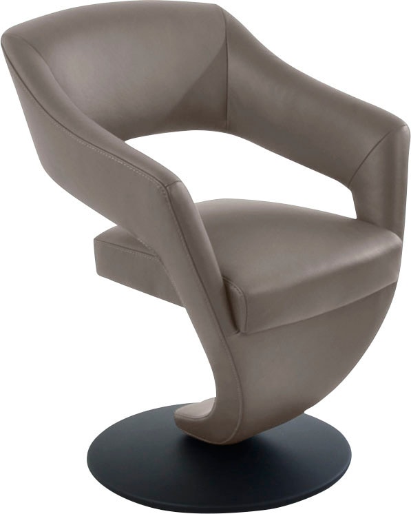 Drehstuhl »Kansas«, Leder CLOUD, Design Leder-Drehsessel mit hohem Sitzkomfort,...