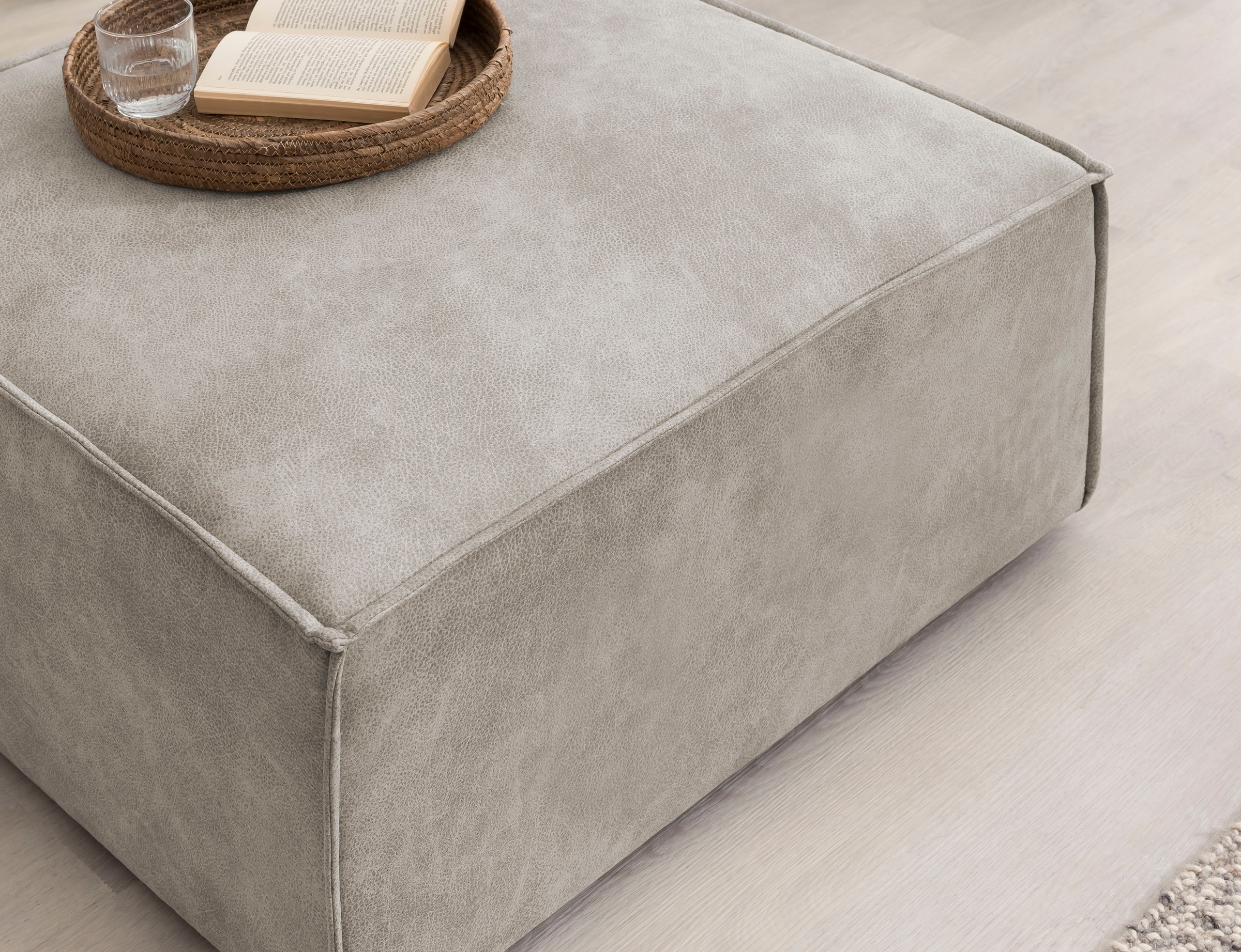 Home affaire Hocker »SHERWOOD«, Hocker quadratisch, ideale Ergänzung zum Loveseat Â»SHERWOODÂ«