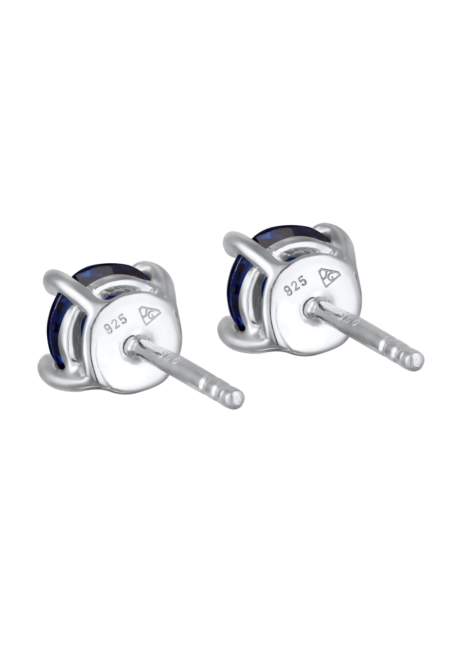 Kuzzoi Paar Ohrstecker »Ohrringe Basic Stecker Geo Kristalle 925 Silber«