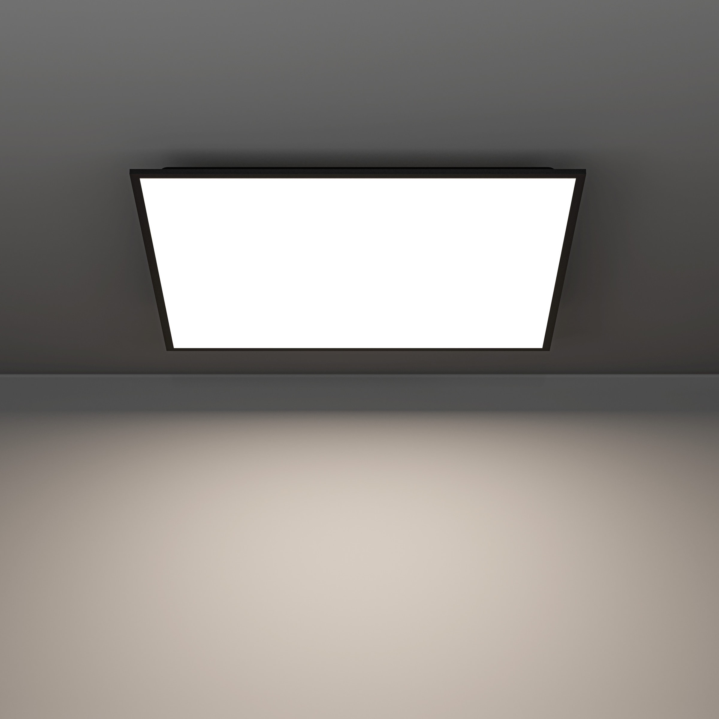 EGLO LED Deckenleuchte »MORADILLO-Z Deckenlampe - Stahl - LED - 33W - IP20« LED-Modul 1 Stk. Kaltweiß | Neutralweiß | RGB | Warmweiß Wohzimmerlampe, Esszimmerlampe, Schlafzimmer, L59,5 x B59,5 x H6,1 cm