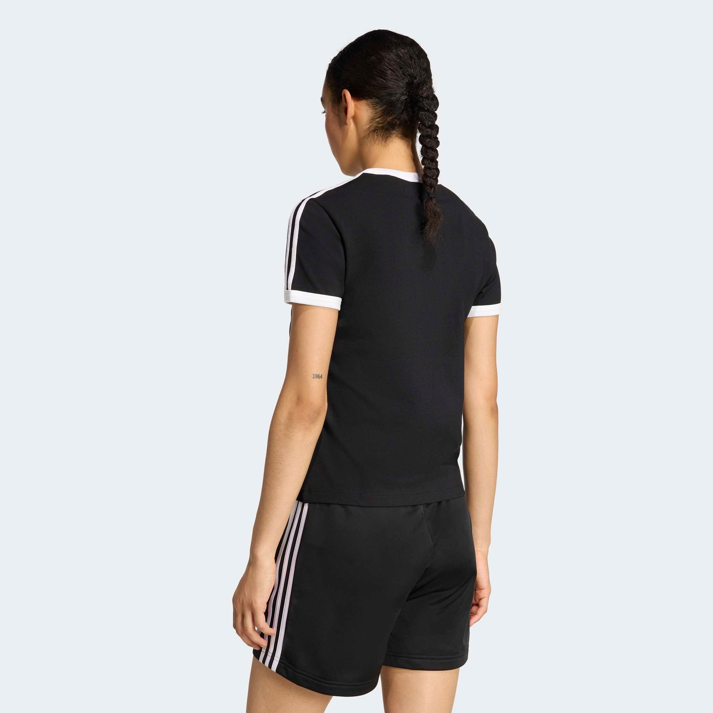 adidas Originals T-Shirt »3-STREIFEN SLIM« sanft anliegende Passform, ohne Verschluss, für sportlichen Look