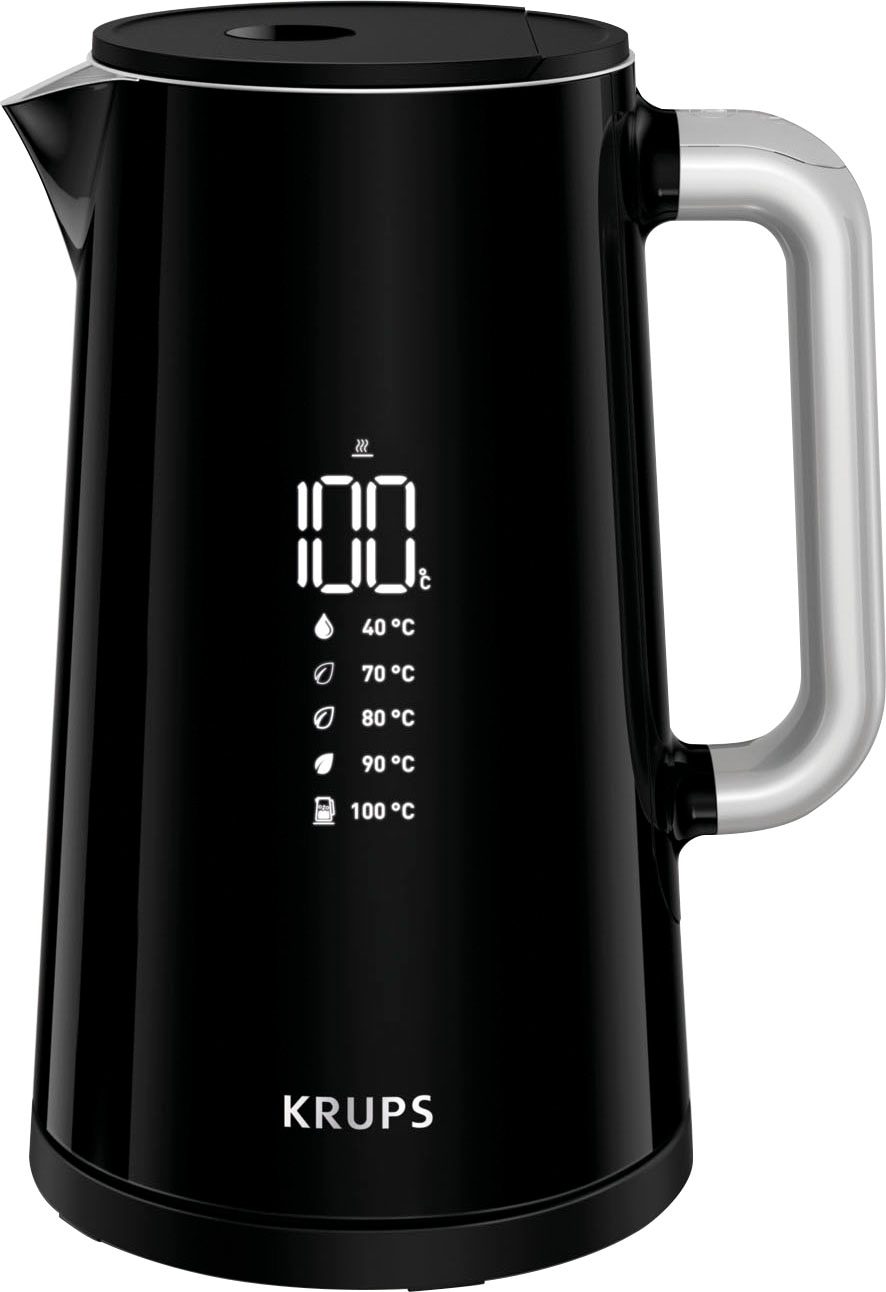 Krups Wasserkocher »BW8018 Smart'n Light«, 1,7 l, 1800 W, Digitalanzeige, 5 Temperaturstufen, 360°-Sockel, Abschaltautomatik