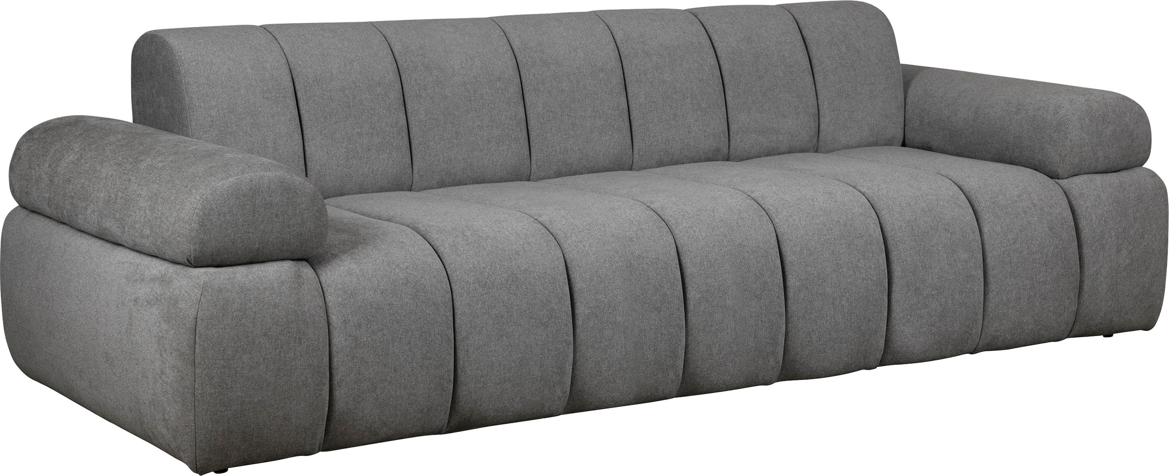Home affaire 3-Sitzer »LYOTH Design-Sofa, moderne Steppung, Breite 220 cm« mit Wellenunterfederung, gemütlich und modern, komfortables Sitzgefühl