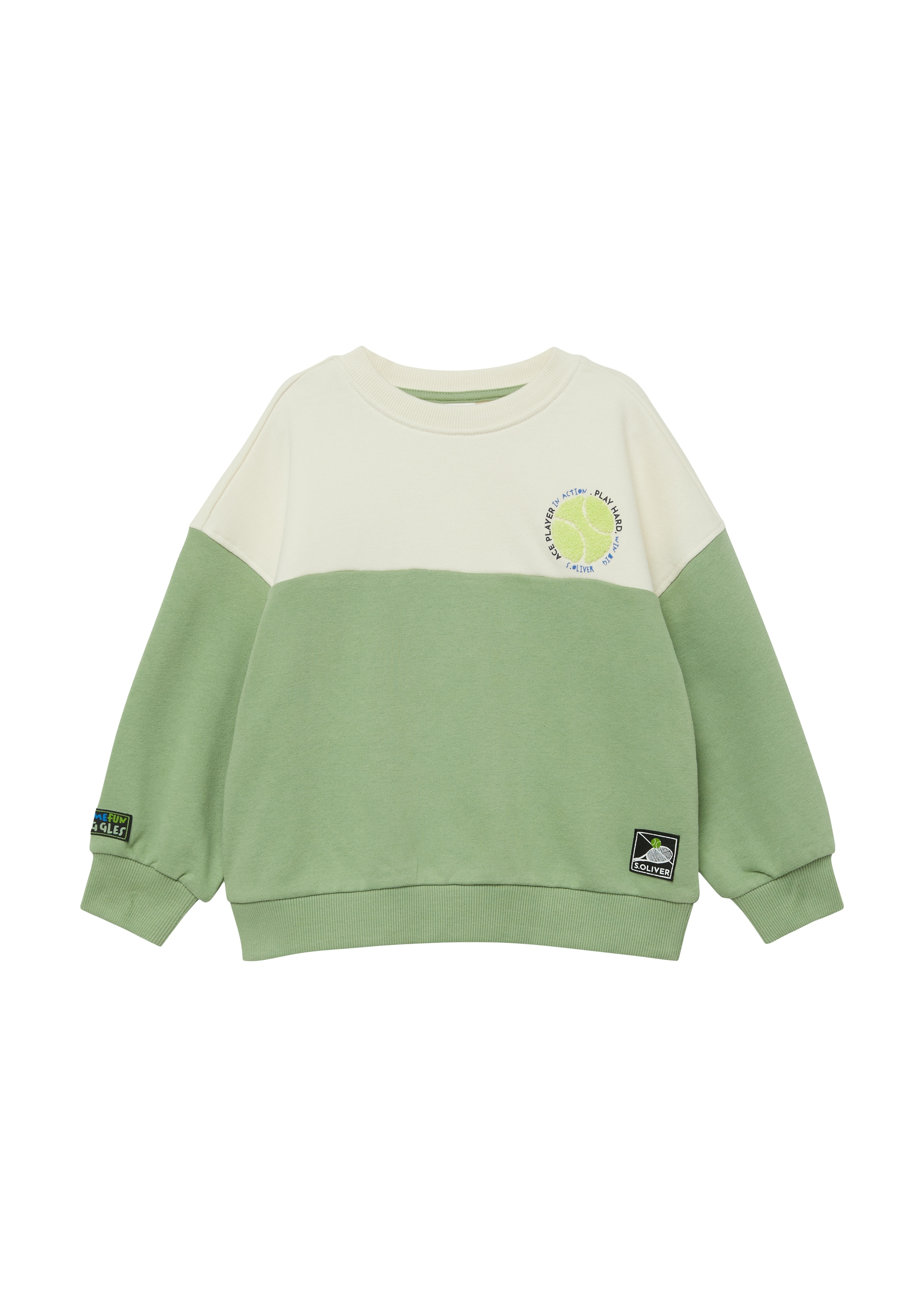 s.Oliver Junior Sweatshirt , bequem geschnitten, Rundhalsausschnitt
