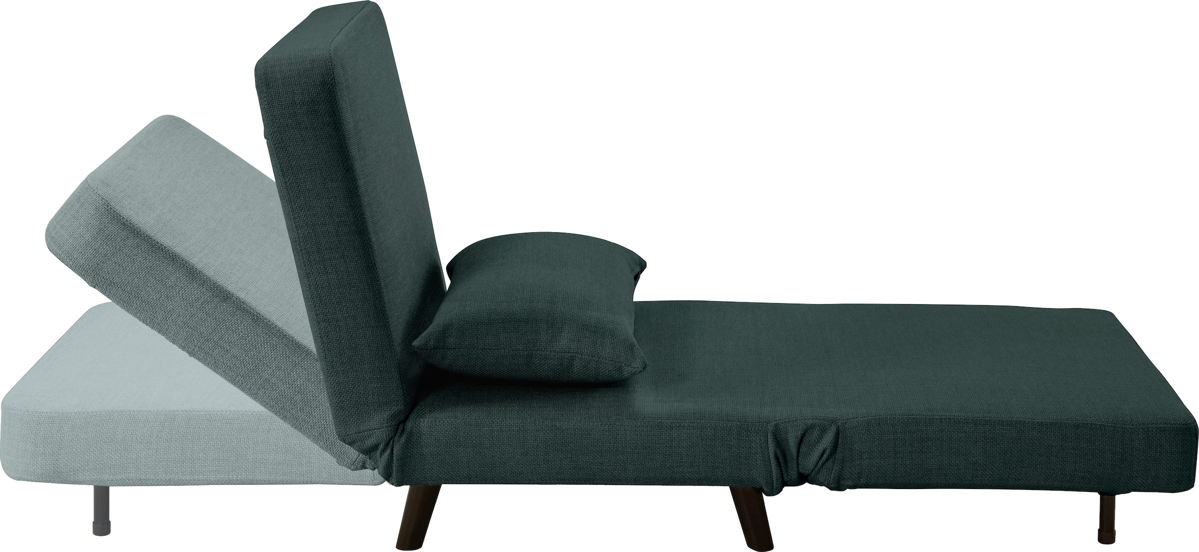 ATLANTIC home collection Sessel »Robby«, inkl. Bettfunktion, mehrfach verstellbar, Strukturbezug