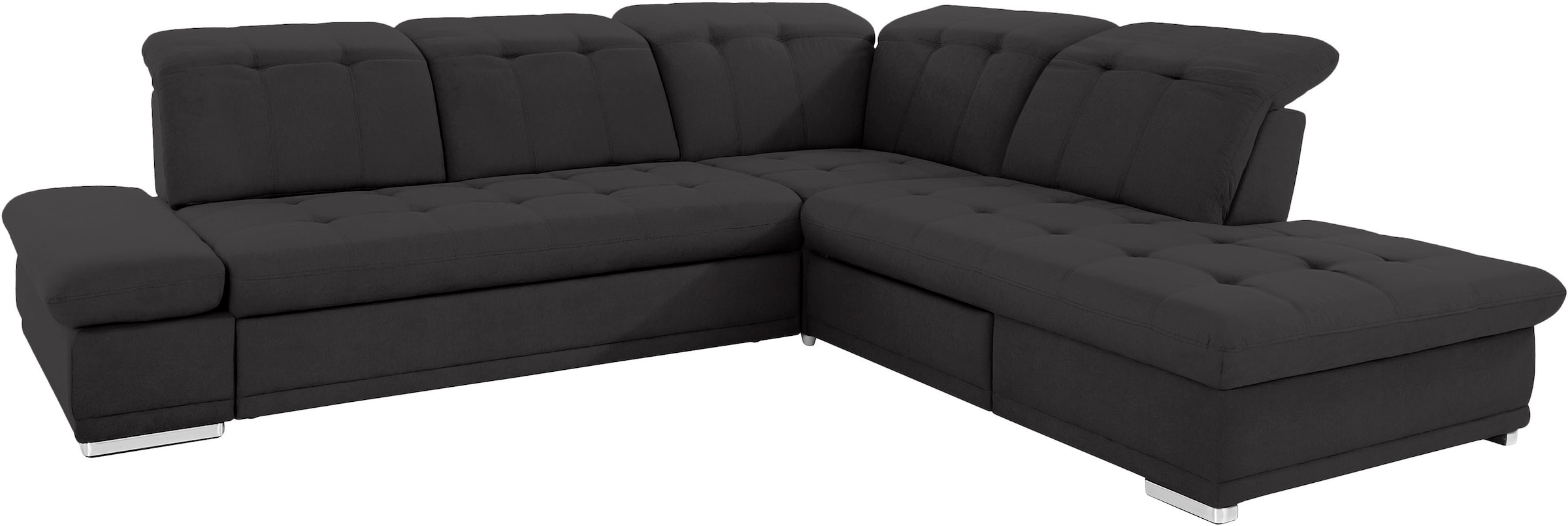 COTTA Ecksofa »Holiday L-Form mit Sitztiefen-, Armteil- und Kopfteilverstellung« wahlweise mit Bettfunktion & Bettkasten