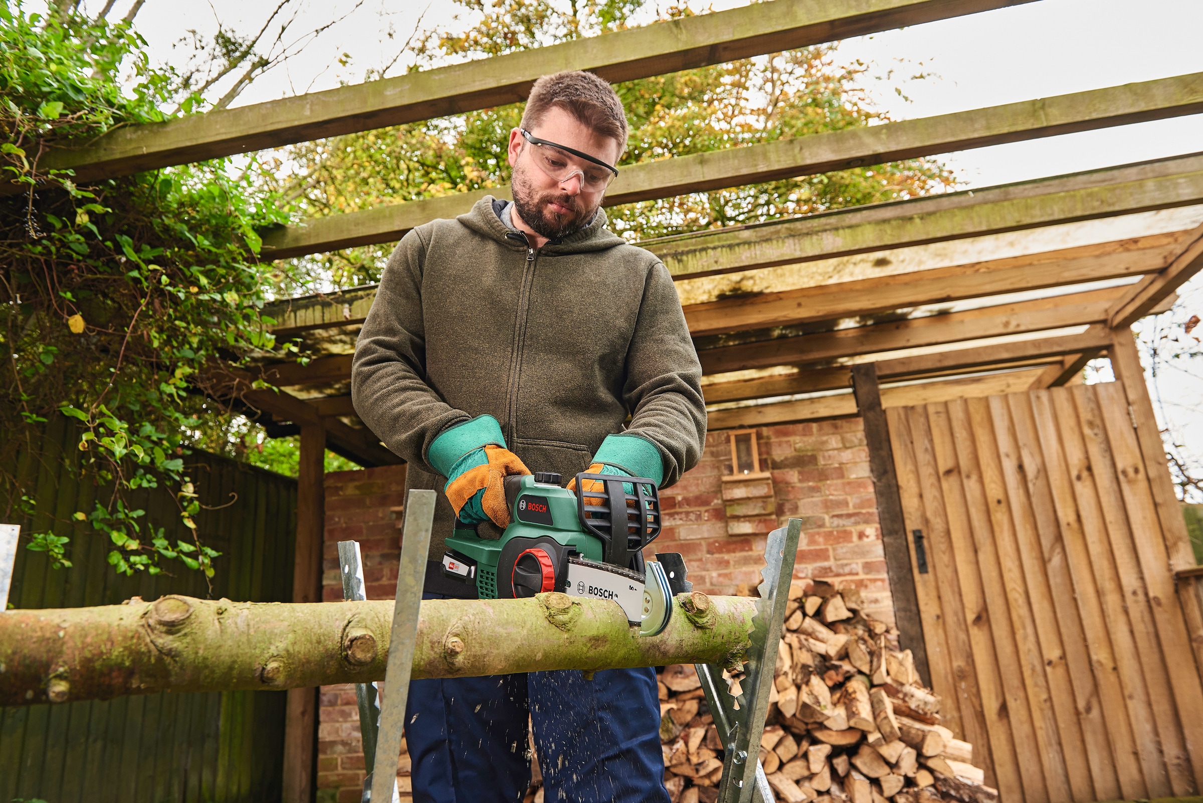 Bosch Home & Garden Akku-Kettensäge »UniversalChain 18«, ohne Akku und Ladegerät