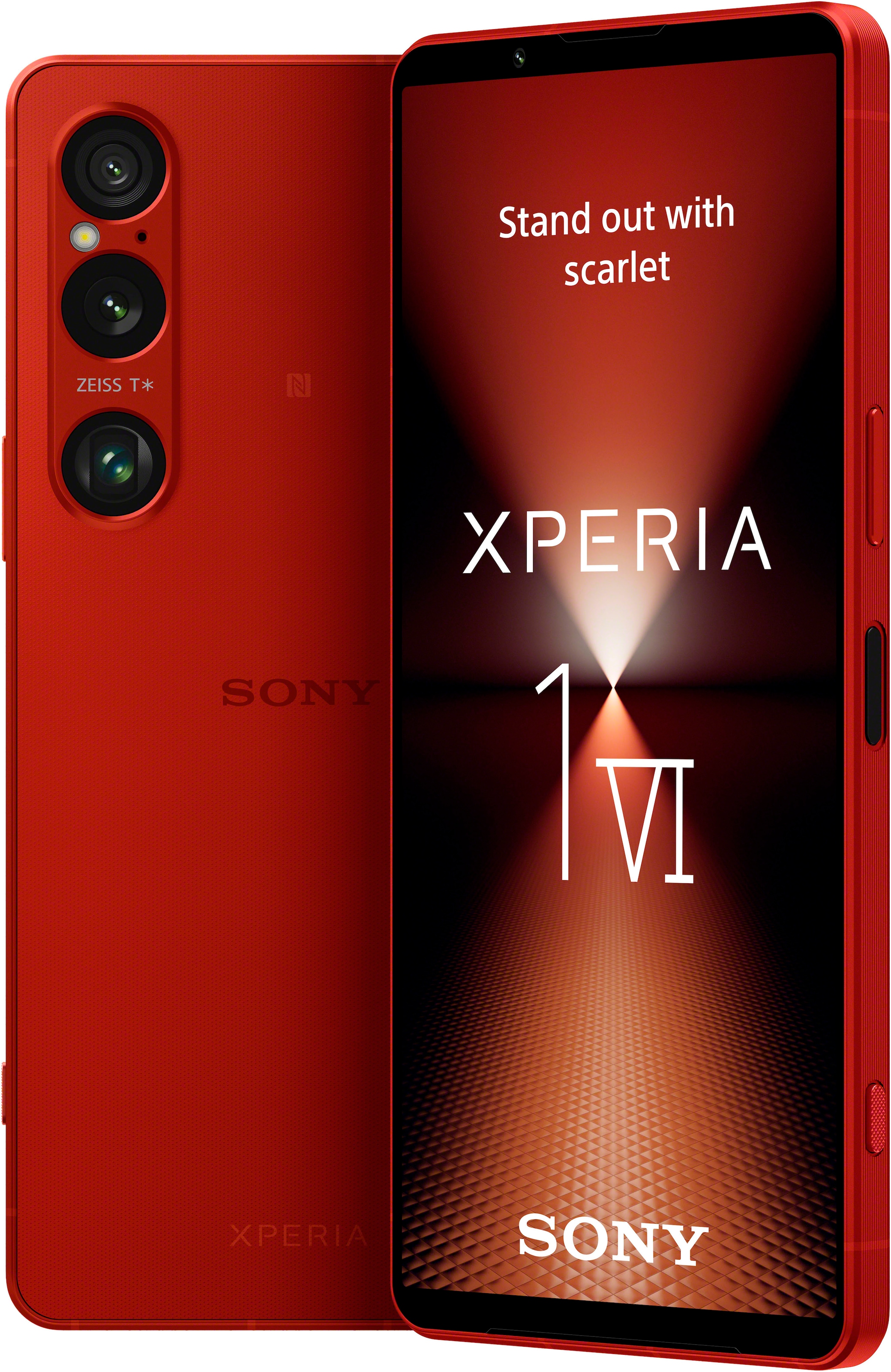 Sony Smartphone »Xperia 1 VI«, Scarlet, 512 GB Speicherplatz