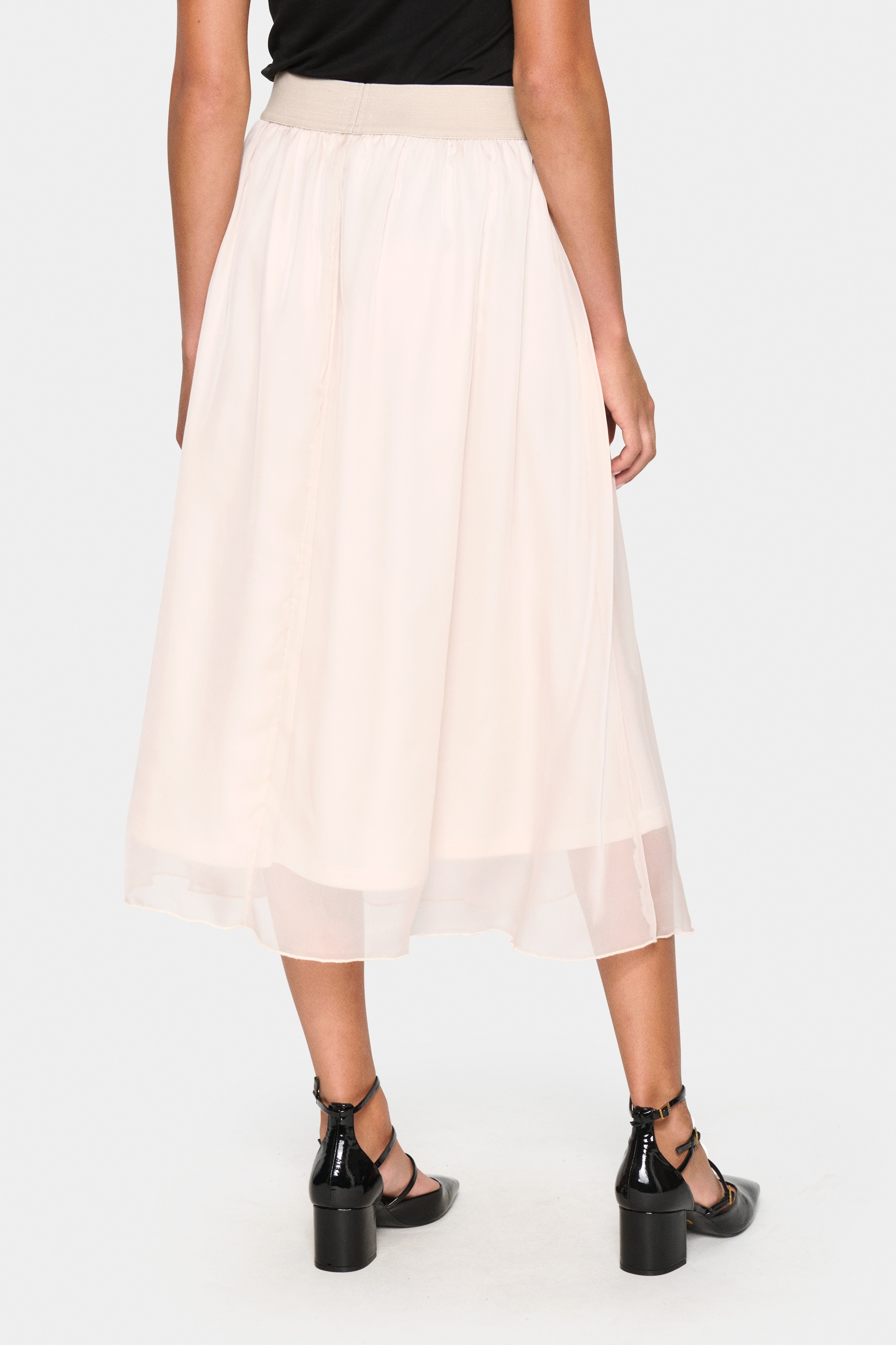 Saint Tropez Midirock »CoralSZ Skirt«, aus Chiffon