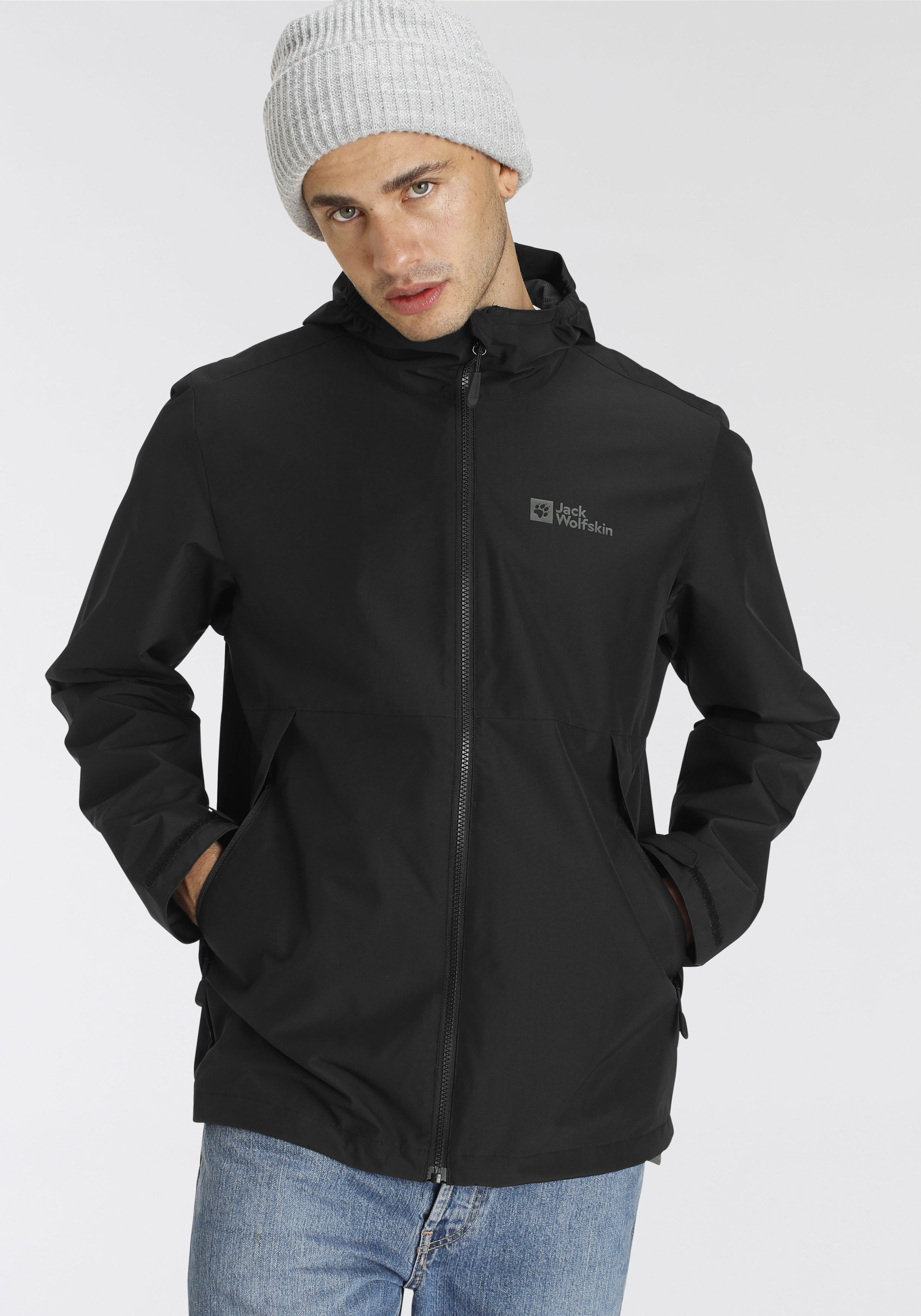 Funktionsjacke »FARWOOD JKT M«, mit Kapuze, Wasserabweisend & Atmungsaktiv & Winddicht