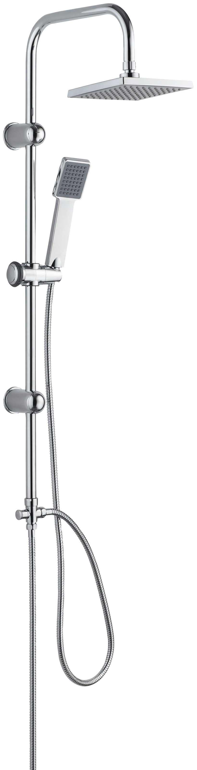 Eisl Duschsystem »EASY ENERGIE«, Regendusche ohne Armatur, Duschsystem mit Kopfbrause und Handbrause