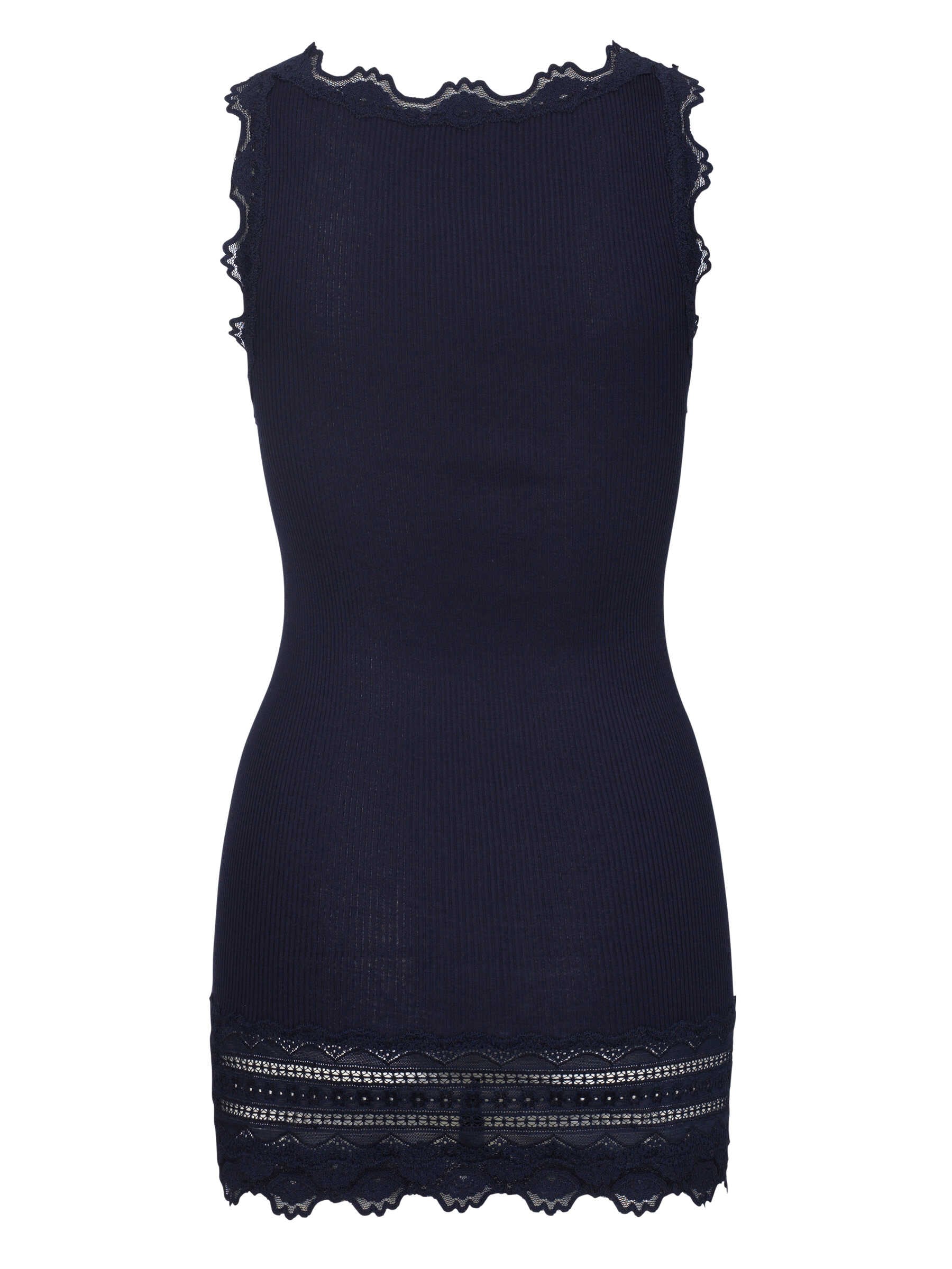 rosemunde Spitzentop »Benita Silk Top Camisole mit Seide« Vintage-Spitze am Ausschnitt, feminin, Rundhalsausschnitt, Seidenmix