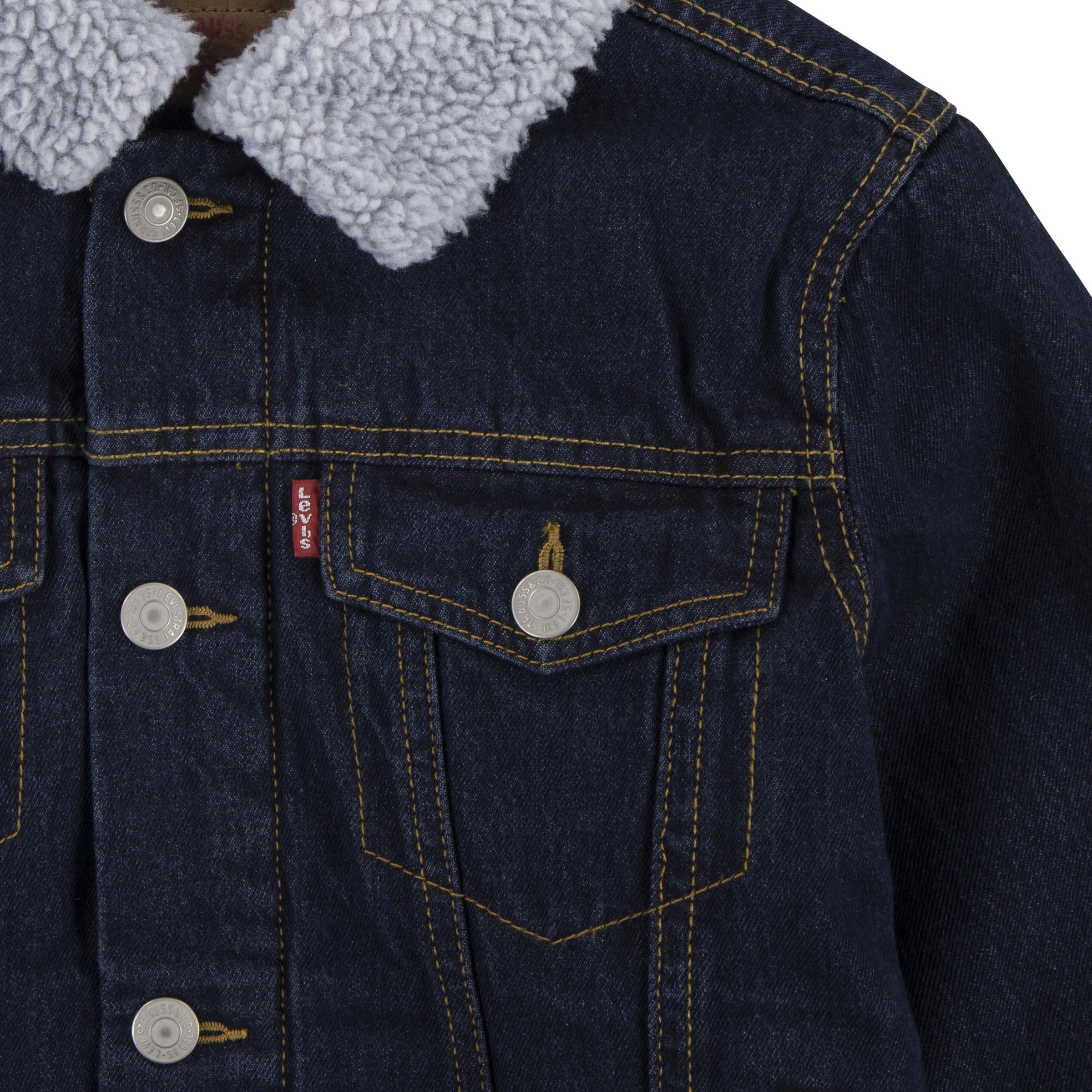 Levi's® Kids Jeansjacke »LVN SHERPA TRUCKER«, ohne Kapuze, for BOYS