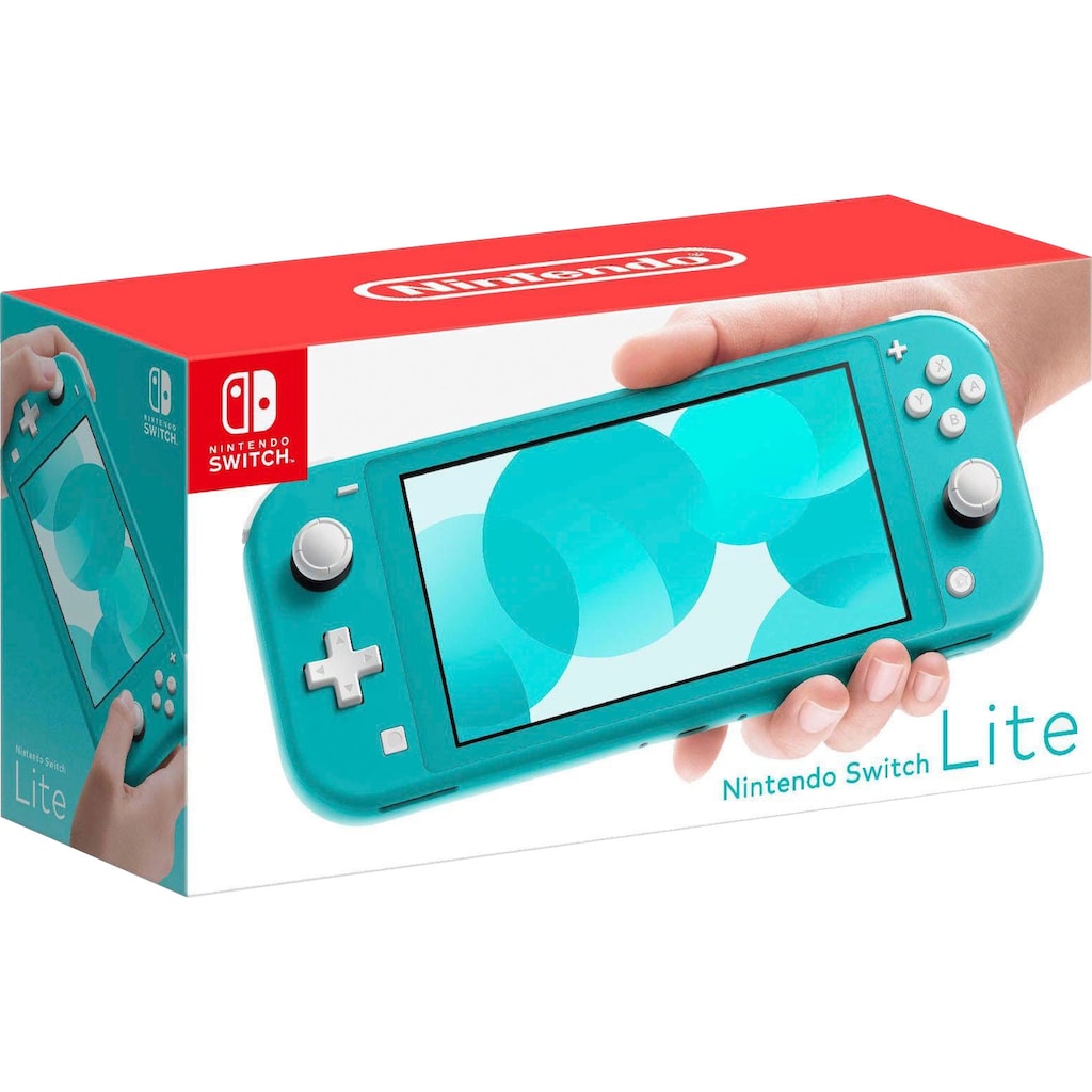 Nintendo Switch Spielekonsole »Lite«, inkl. Mario + Rabbids Kingdom Battle Gold Edit.