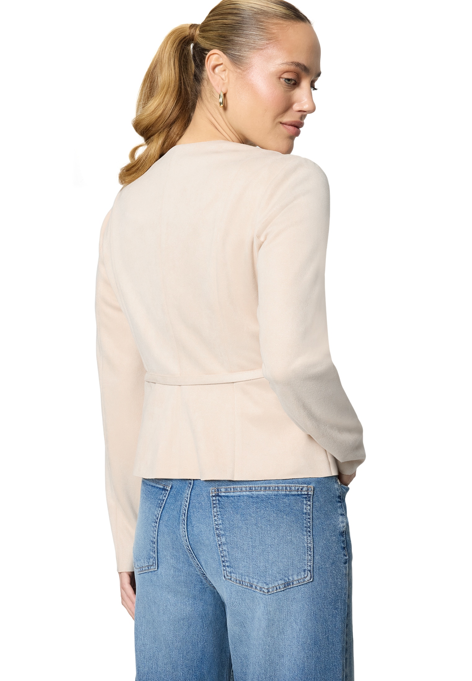 Zero Jackenblazer »Blazer-Jacke in Lederoptik«