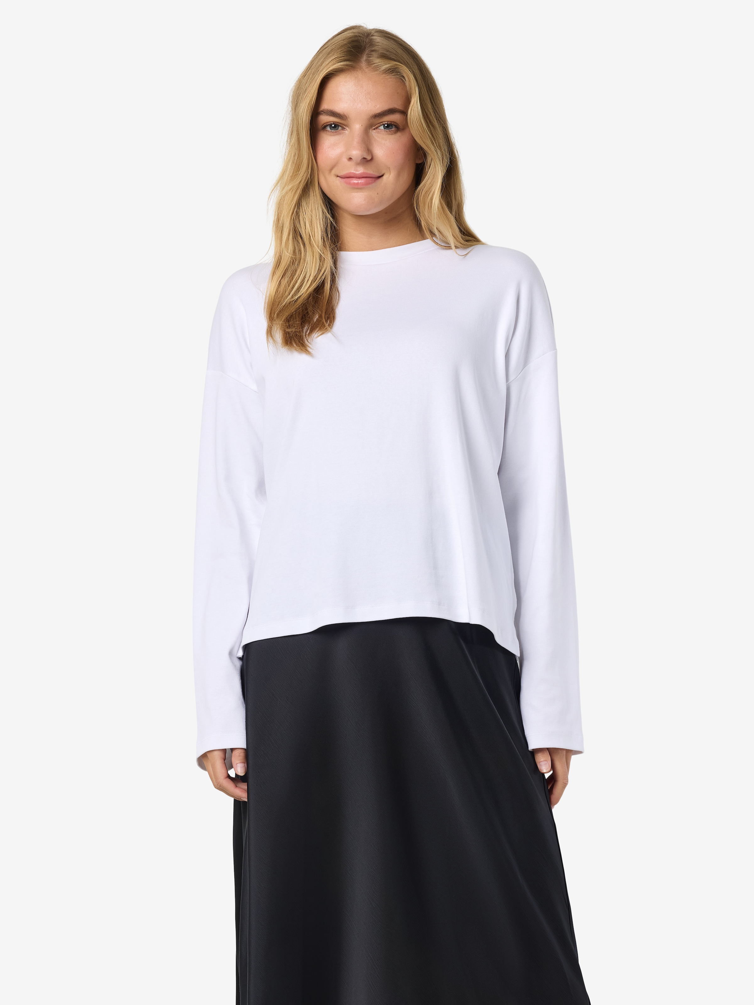 Noisy may Langarmshirt »NMMOCCA L/S REGULAR FIT TOP JRS FWD NOOS«