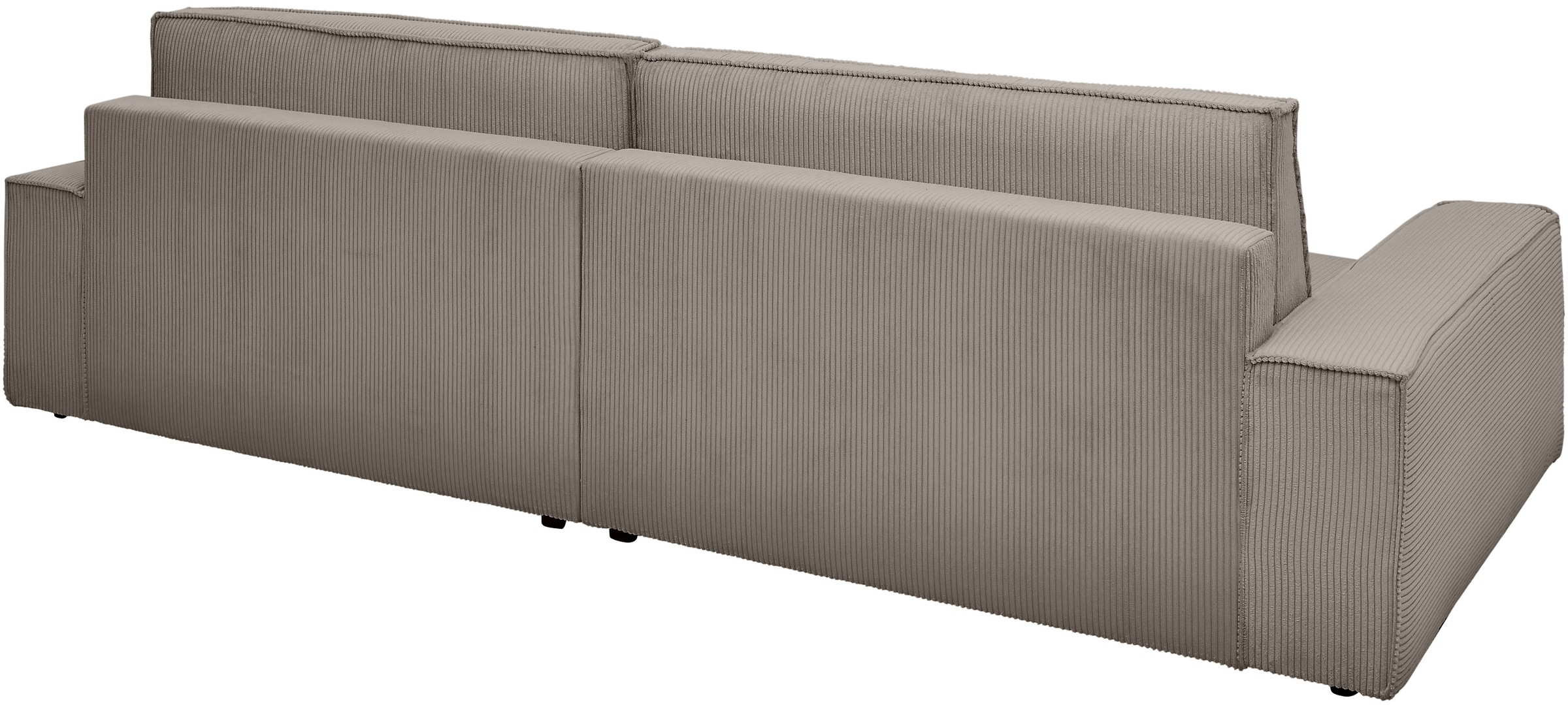 Home affaire Big-Sofa »NEU: SHERWOOD XXL, Big-Sofa (316cm), extra tiefe Sitzfläche 95 cm«, bequemer Sitzkomfort, Cord u. Leinenoptik, Kedernaht