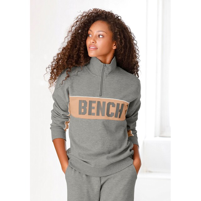Bench. Sweatshirt, im Color-Blocking Design mit Logoprint, Loungeanzug  kaufen bei OTTO