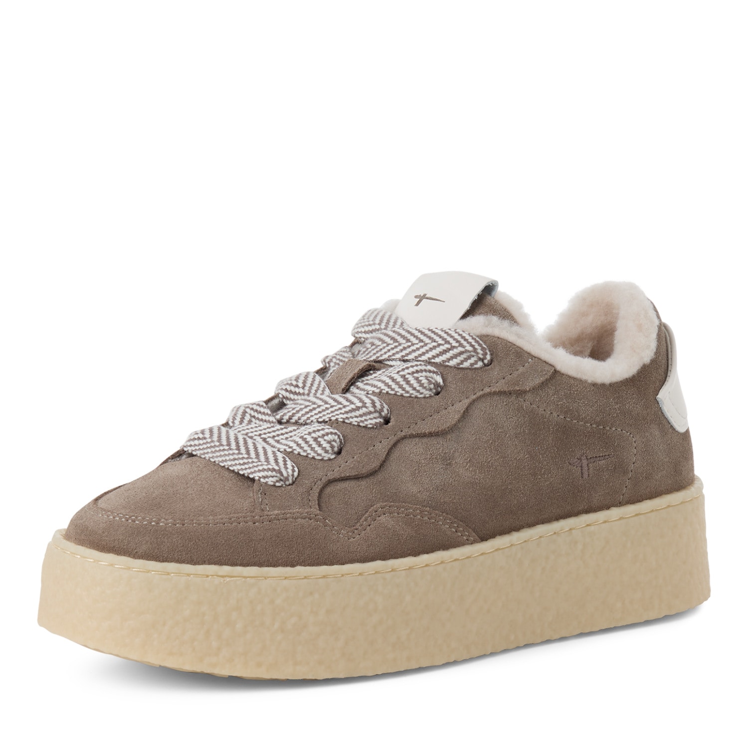 Tamaris Plateausneaker  Freizeitschuh, Halbschuh, Schnürschuh mit Ziernähten