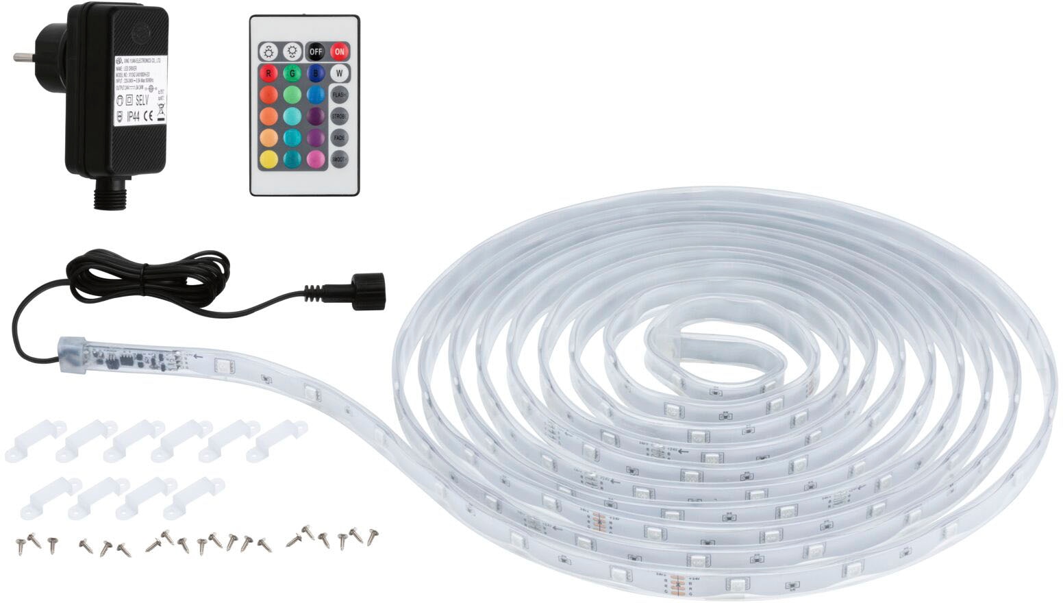 LED-Streifen »SimpLED Outdoor Basisset 5m IP44 13W 45lm/m RGB beschichtet«, 1 St.-flammig