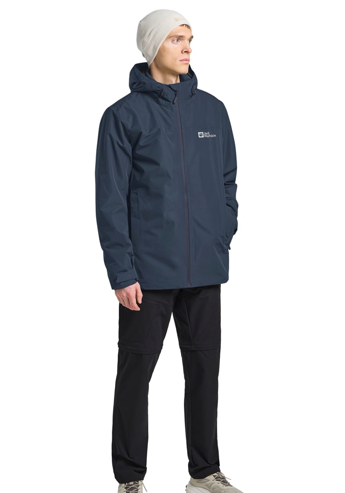 Jack Wolfskin 3-in-1-Funktionsjacke »TAUBENBERG 3IN1 JKT M«, mit Kapuze