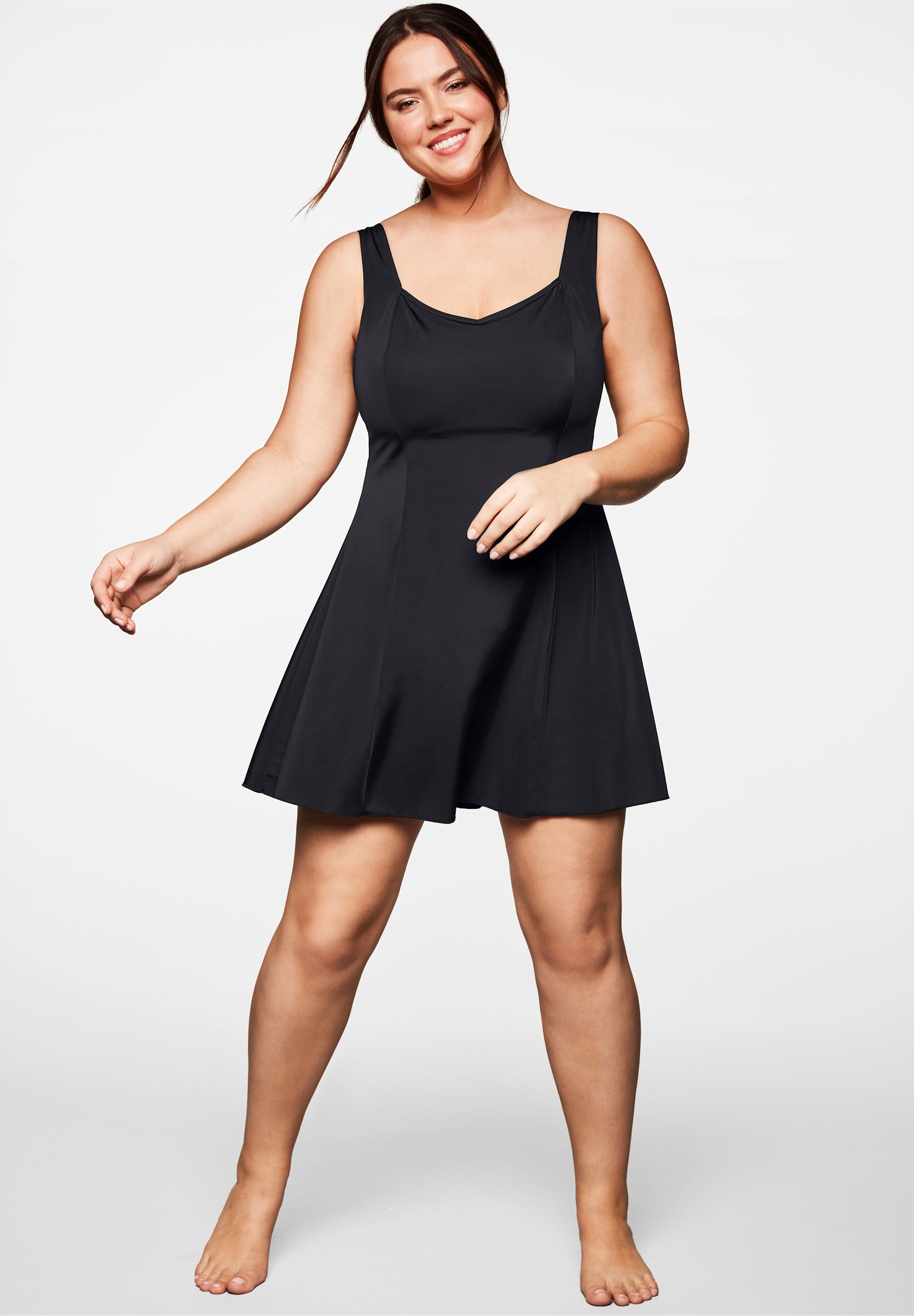 Sheego Tankini »Badekleid Badekleid mit integrierter Hose und Shaping-Effekt«