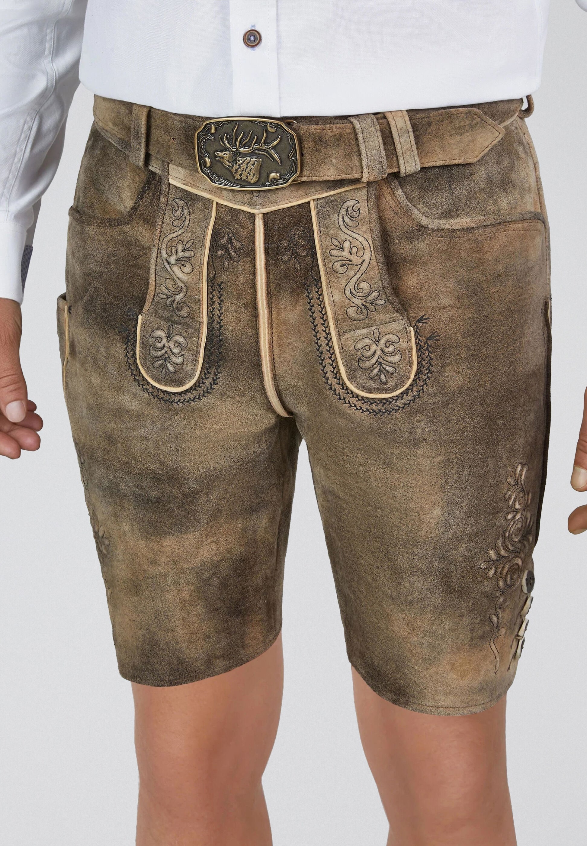 Spieth & Wensky Lederhose »Herford«  hochwertige Verarbeitung