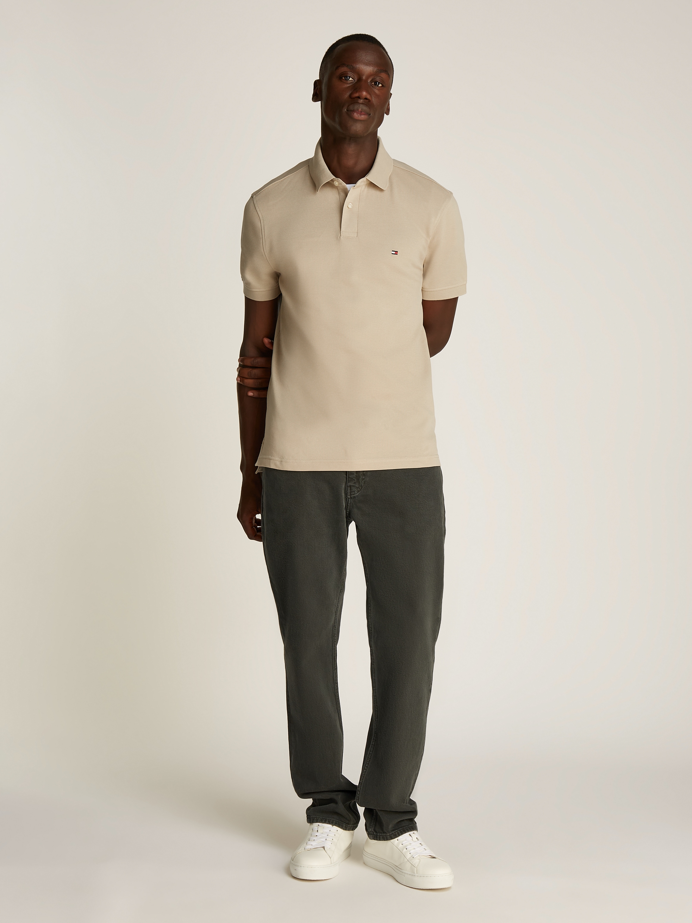 Tommy Hilfiger Poloshirt »1985 REGULAR POLO«, mit Tommy Hilfiger Kontraststreifen innen am Kragen