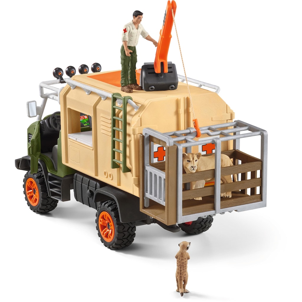 Schleich® Spielwelt »Wild Life, Großer Truck Tierrettung (42475)«, (Set), Made in Europe