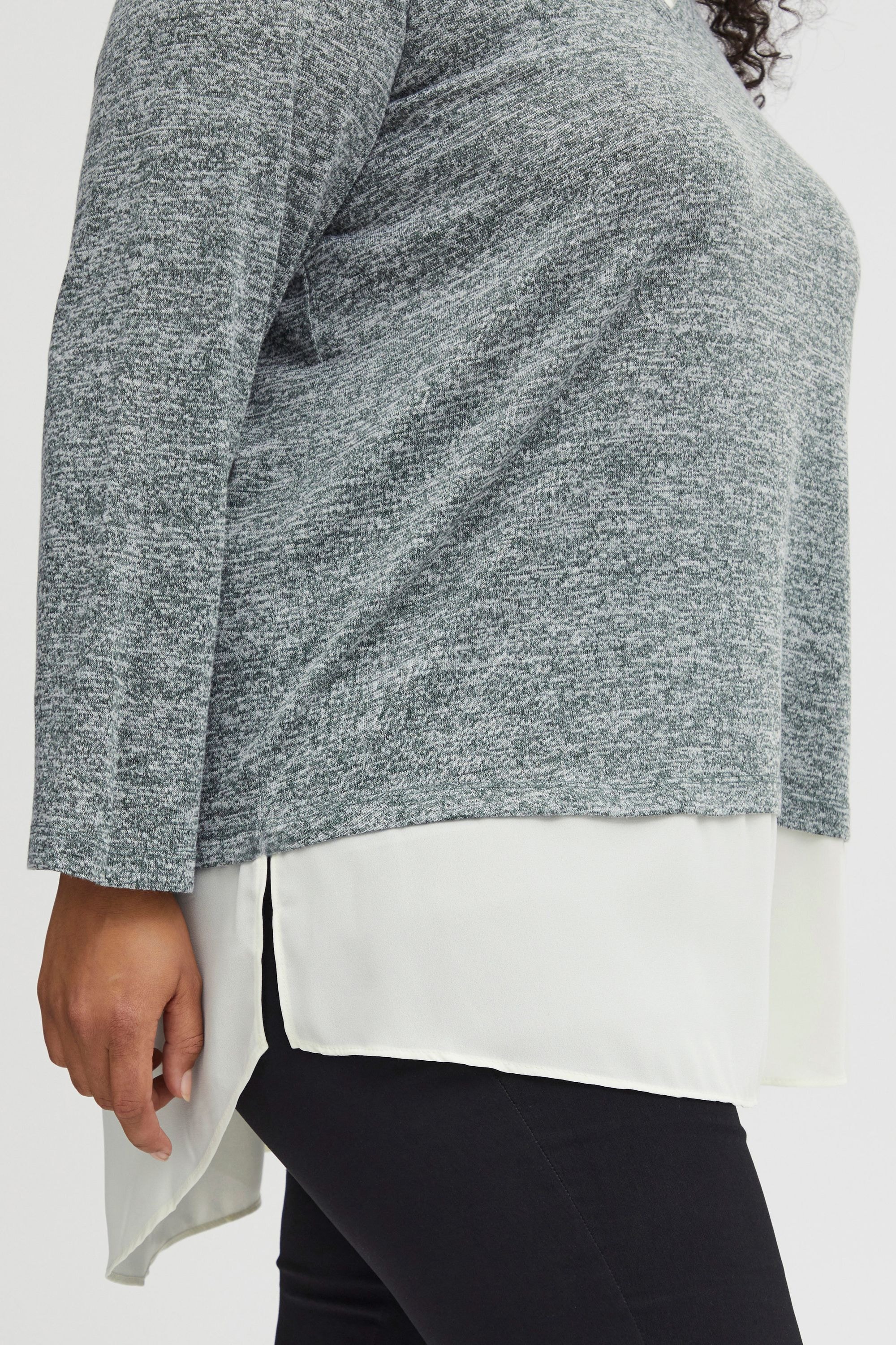 fransa Strickfleece-Pullover »Strickpullover FPRexan«