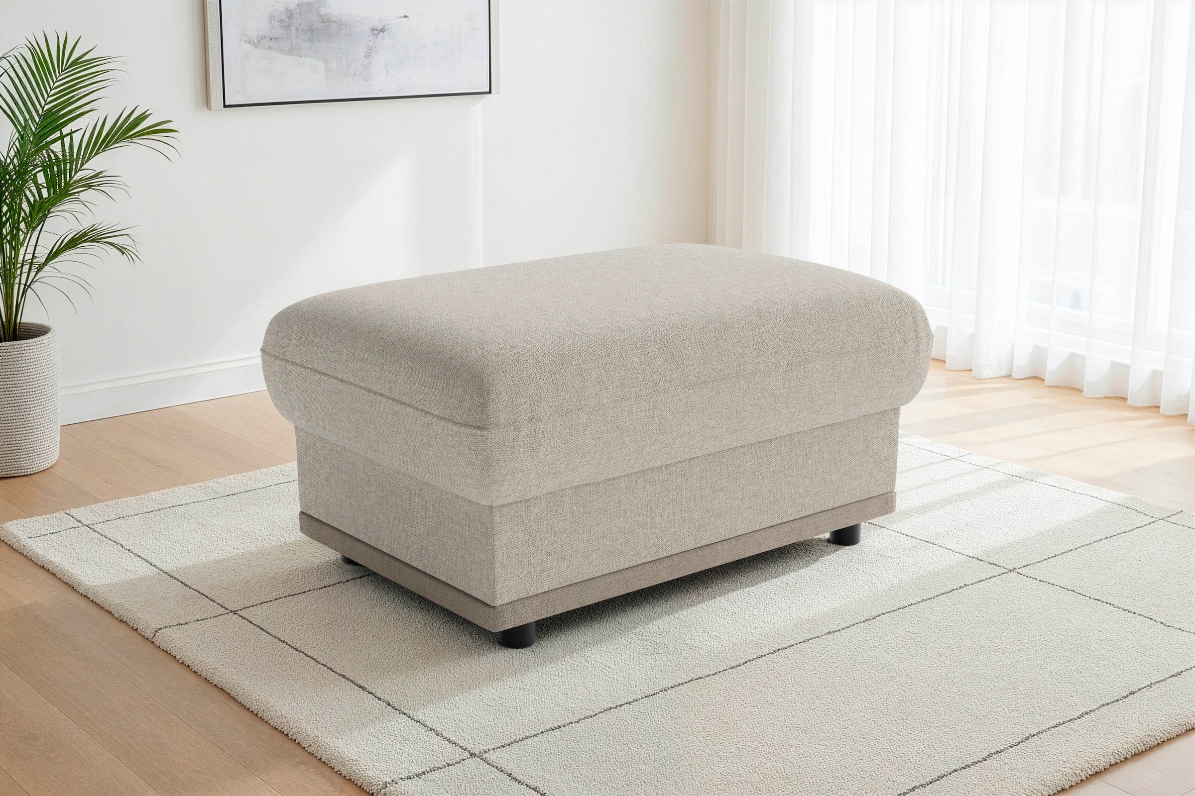 sit&more Polsterhocker »Cordoba« modernes Design