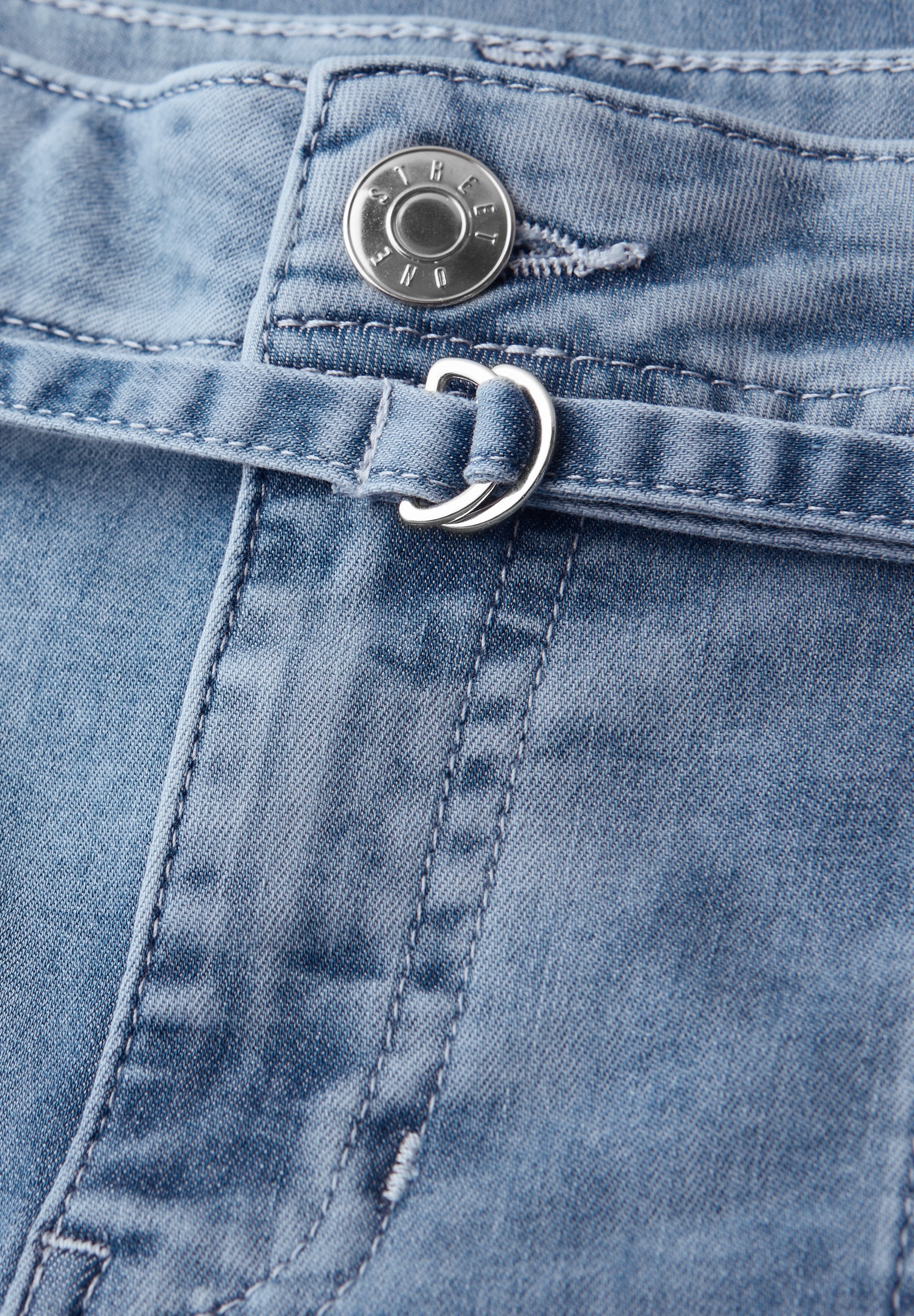 STREET ONE Loose-fit-Jeans »Style Emee« mit Jeans-Band-Detail