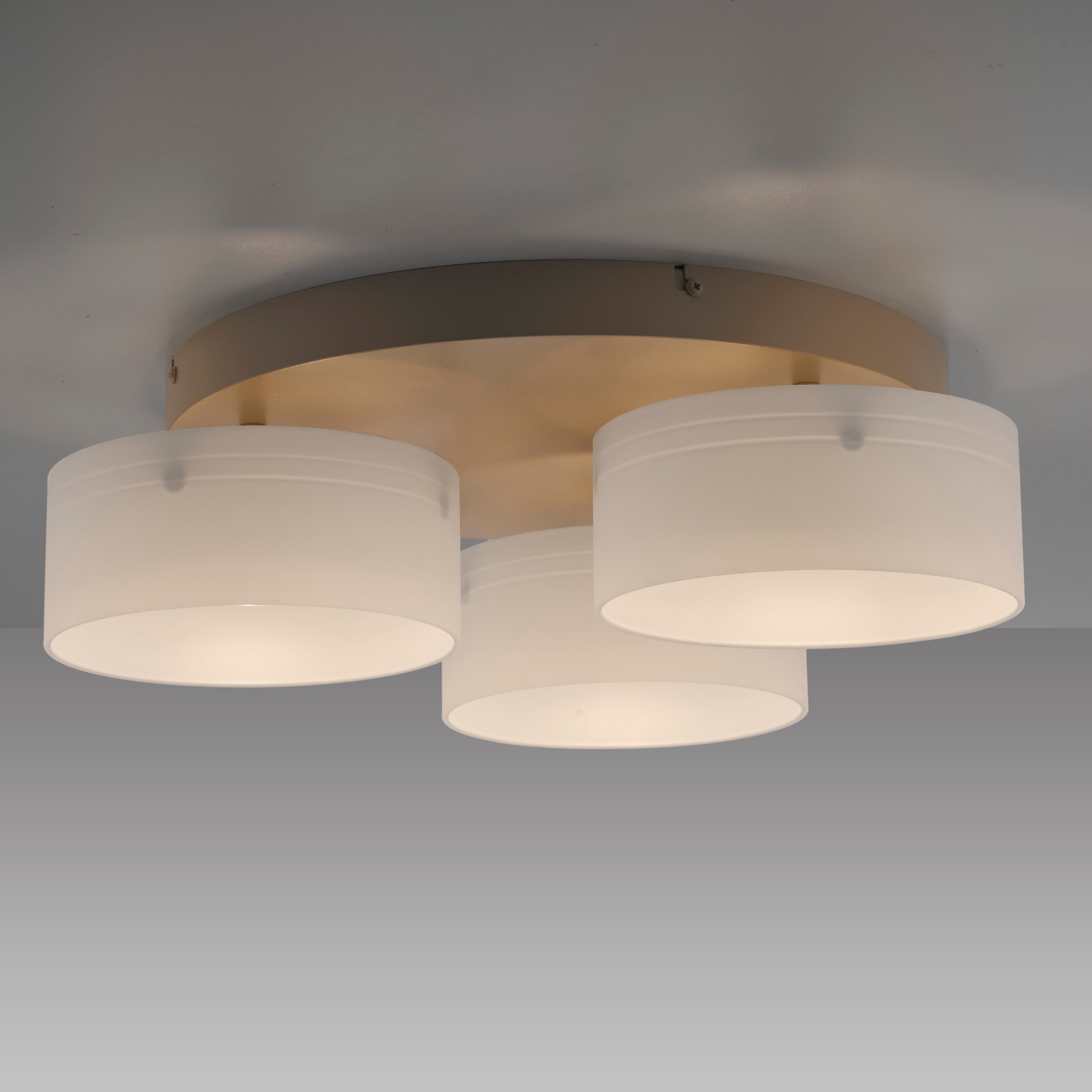 Paul Neuhaus LED Deckenleuchte »MARIKA« LED-Board 1 Stk. Warmweiß Stufenlos dimmbar über den Lichtschalter, Memoryfunktion, Opalgläser