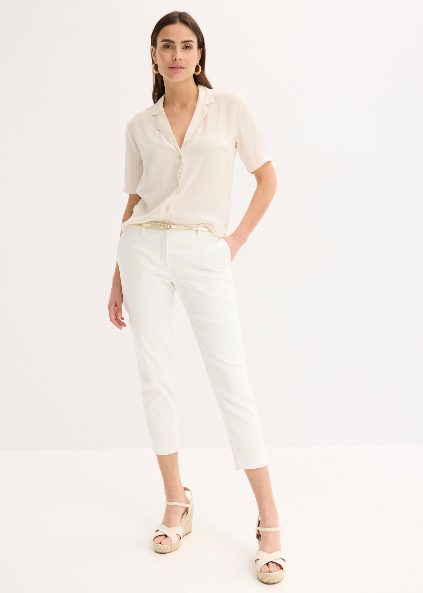 bonprix 7/8-Hose  elegante 7/8-Länge, feminin geschnitten, Regular Fit