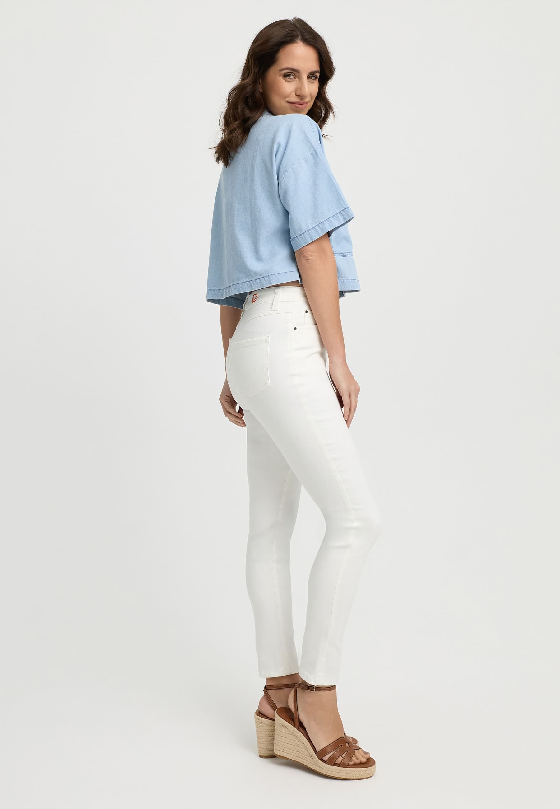 wonderjeans Slim-fit-Jeans, in Unifarbe