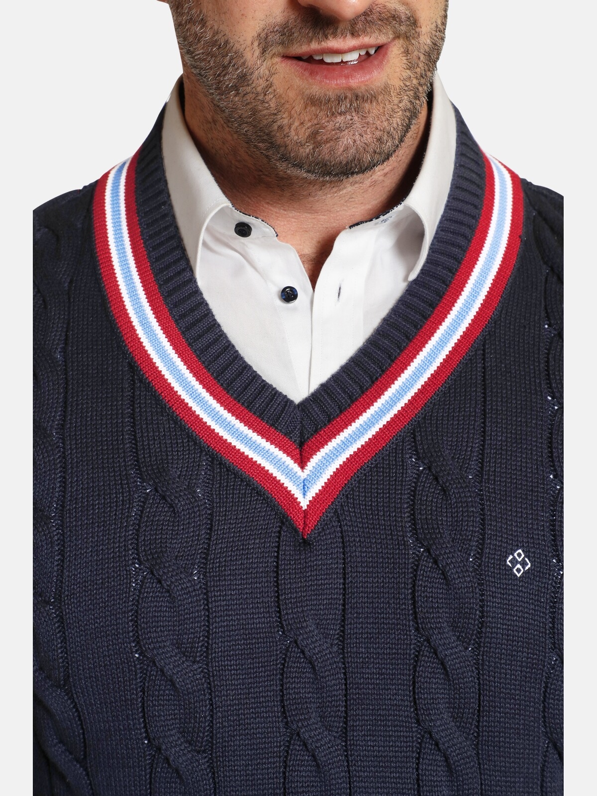 Charles Colby V-Ausschnitt-Pullover »Pullover DUKE RONALD«