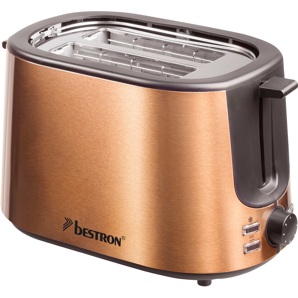 bestron Toaster »ATS1000CO«, 2 kurze Schlitze, für 2 Scheiben, 1000 W