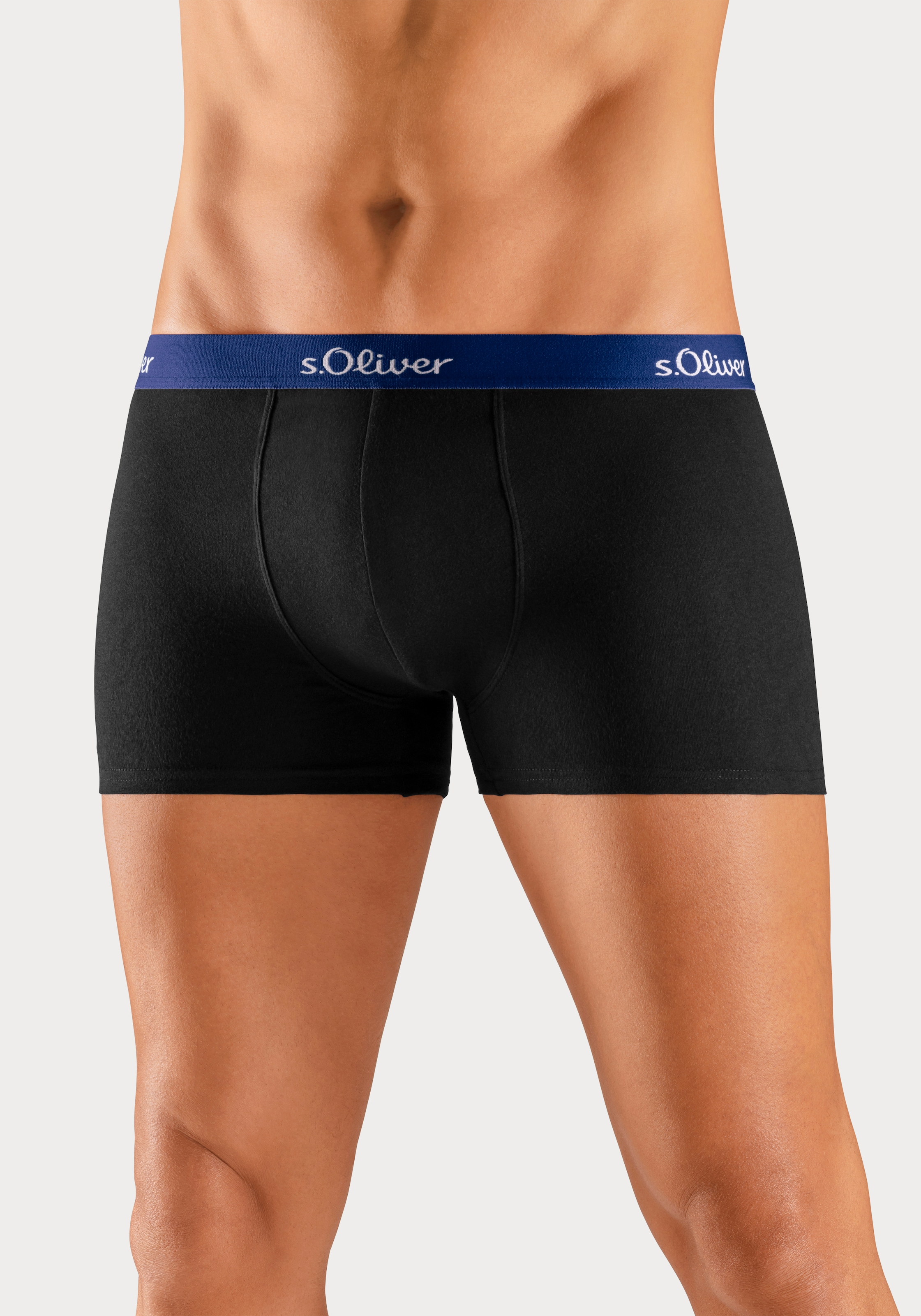 s.Oliver Boxer »Boxershorts für Herren«, (3 St.), klassisches Basic für jeden Kleiderschrank