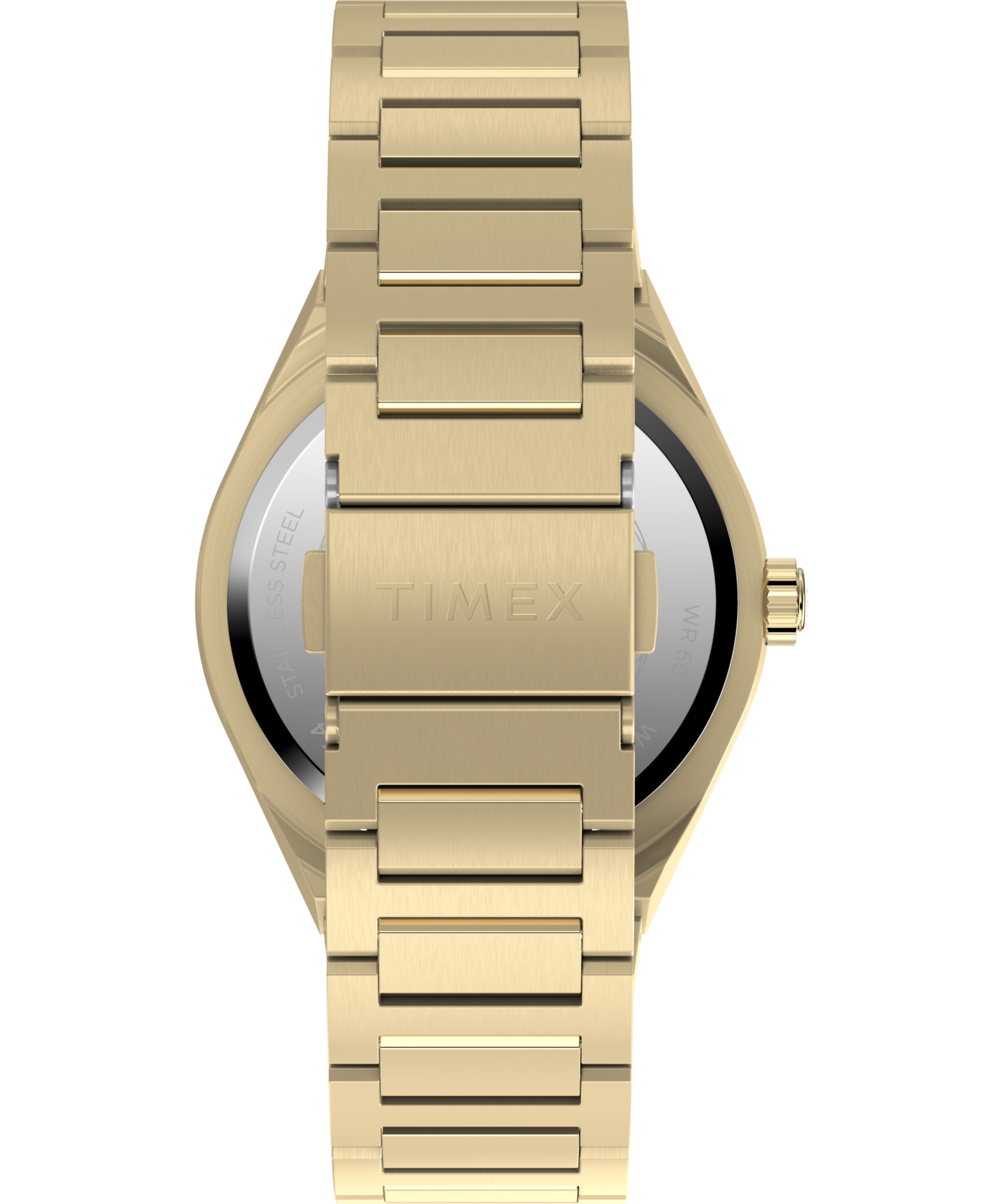 Timex Quarzuhr »CONTINENTAL« Armbanduhr, Damenuhr, Edelstahlarmband, Datum, Leuchtzeiger