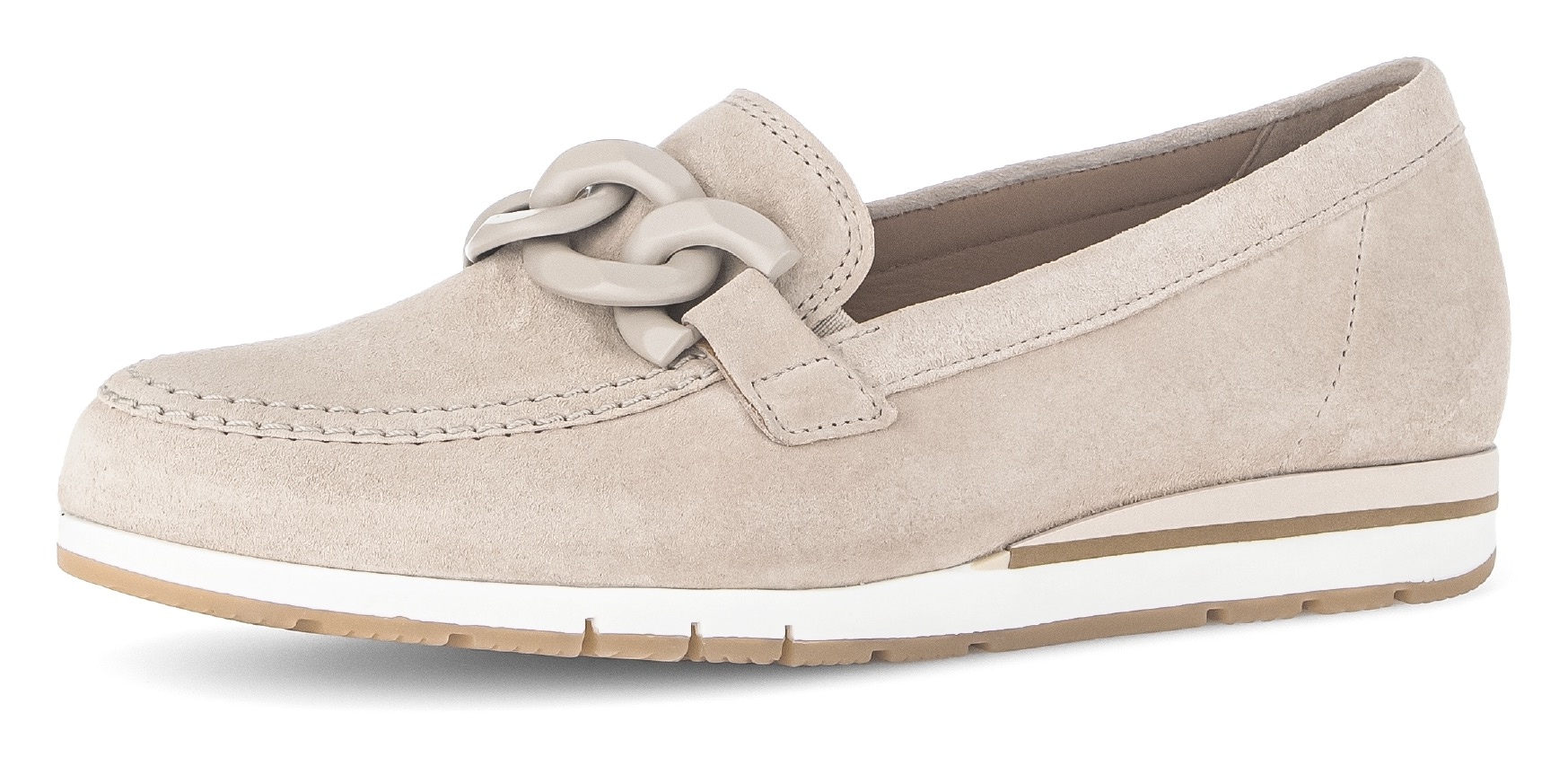 Gabor Slipper »FLORENZ«, Keilabsatz, Schlupfschuh, Komfortschuh, Schuhweite G (=weit)
